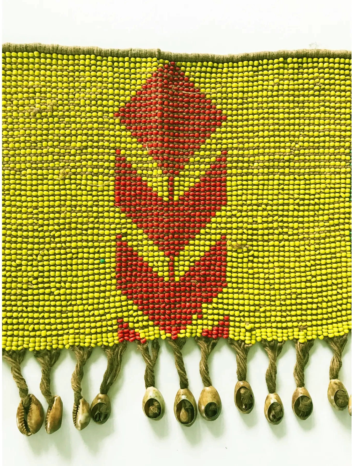 #55 Ceremonial Skirt Kirdi Beaded Cache Sex Pikuran Cameroon