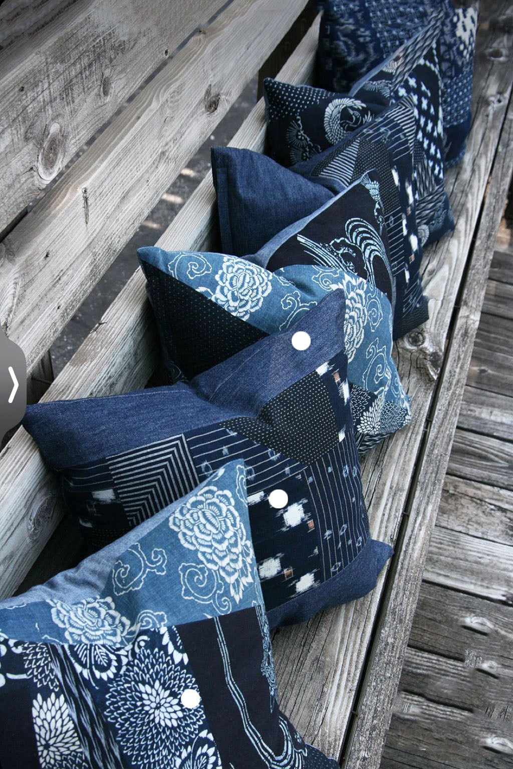 #5745 Fine Plain Indigo Cloth - Mossi Tribe Burkina Faso 73" H by 37" W