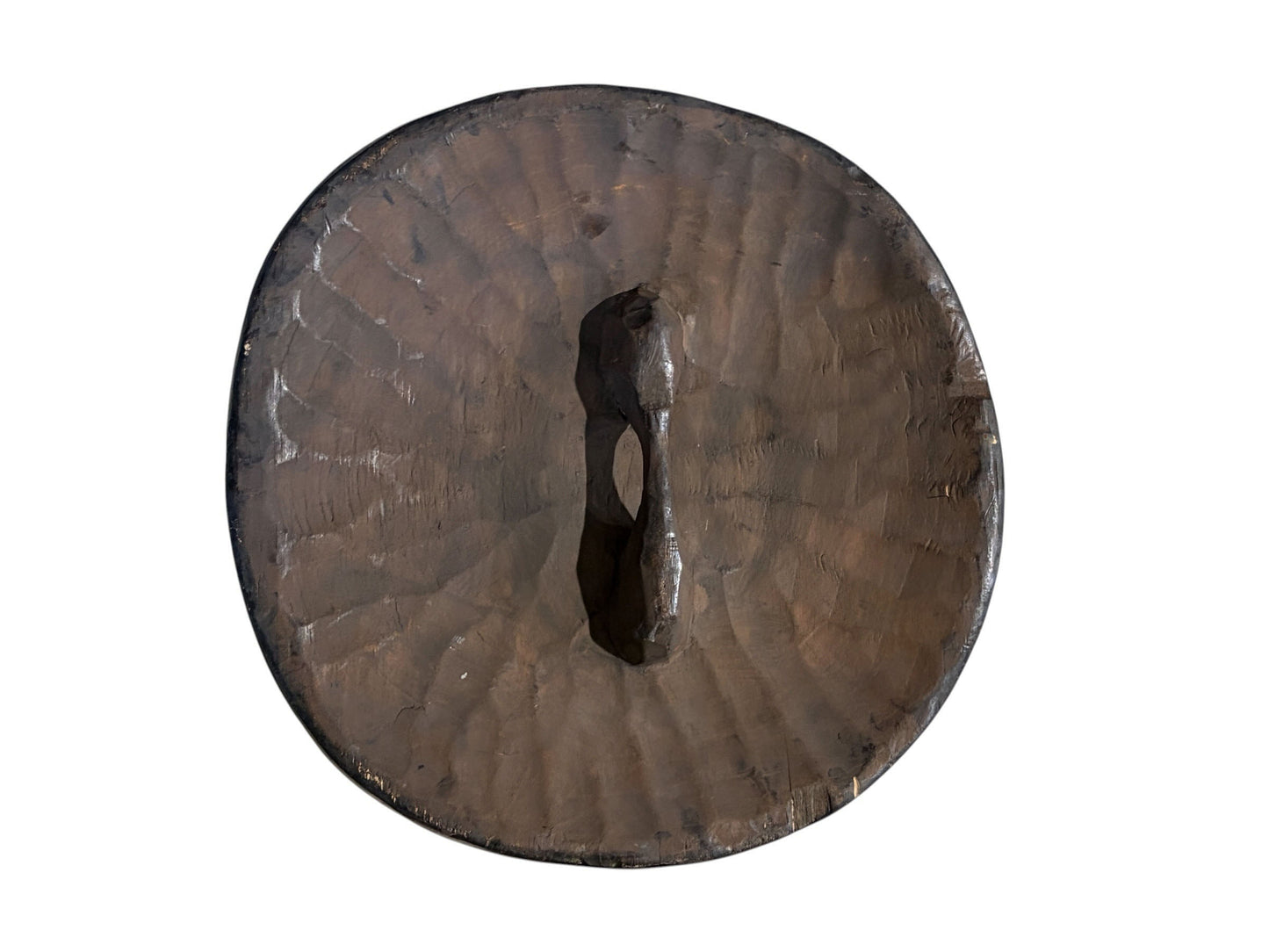 #1242 Vintage African Bamileke Tribe Shield Cameroon 20 " D