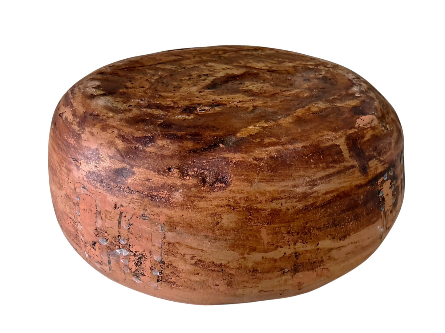 #B Vintage Amazonian Wauja Indigenous Redware Ceramic Bowl Brazil