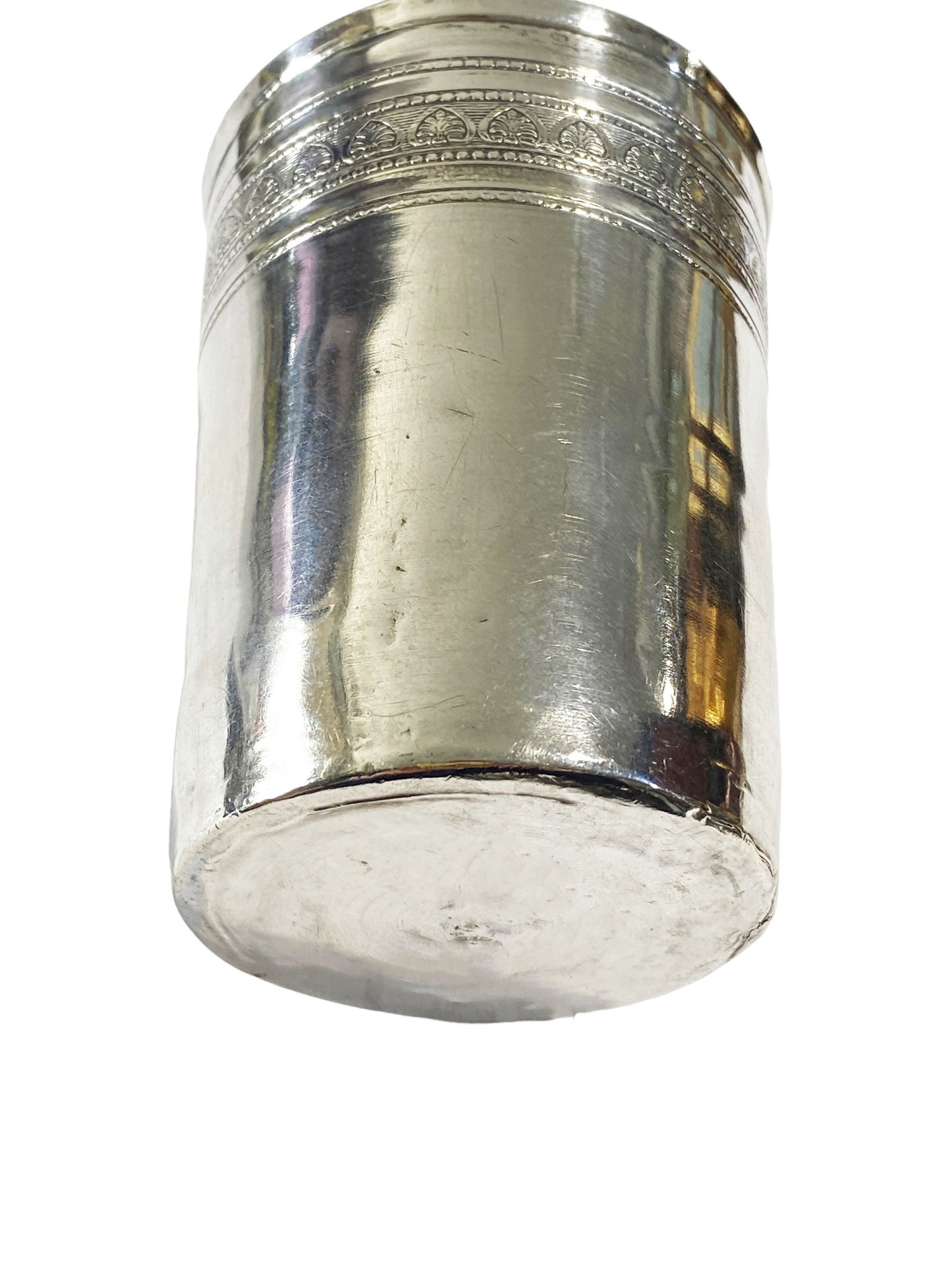 #7009 Old Coin Silver Beaker