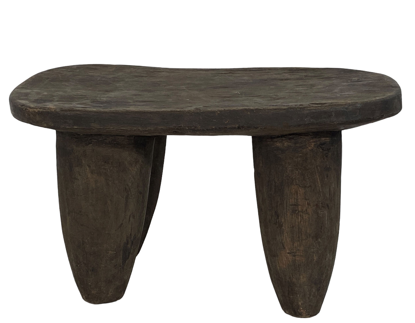 # 5401 African Carved Wood Senufo Table/Stool 15" W