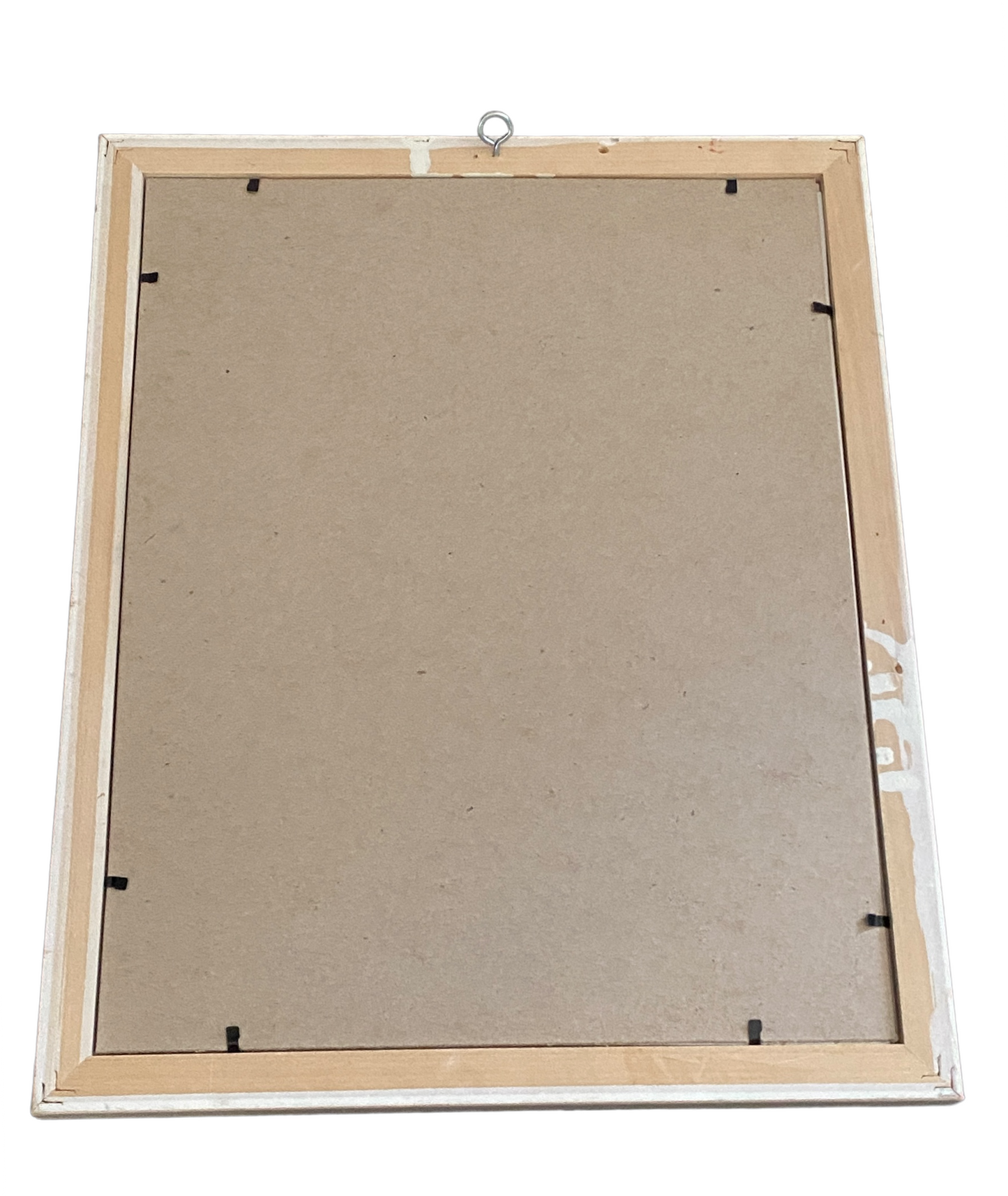 #4984 Acrylic Abstract Landscape on Paper Framed Hudson River III 15.5" by 12.5" By YJR