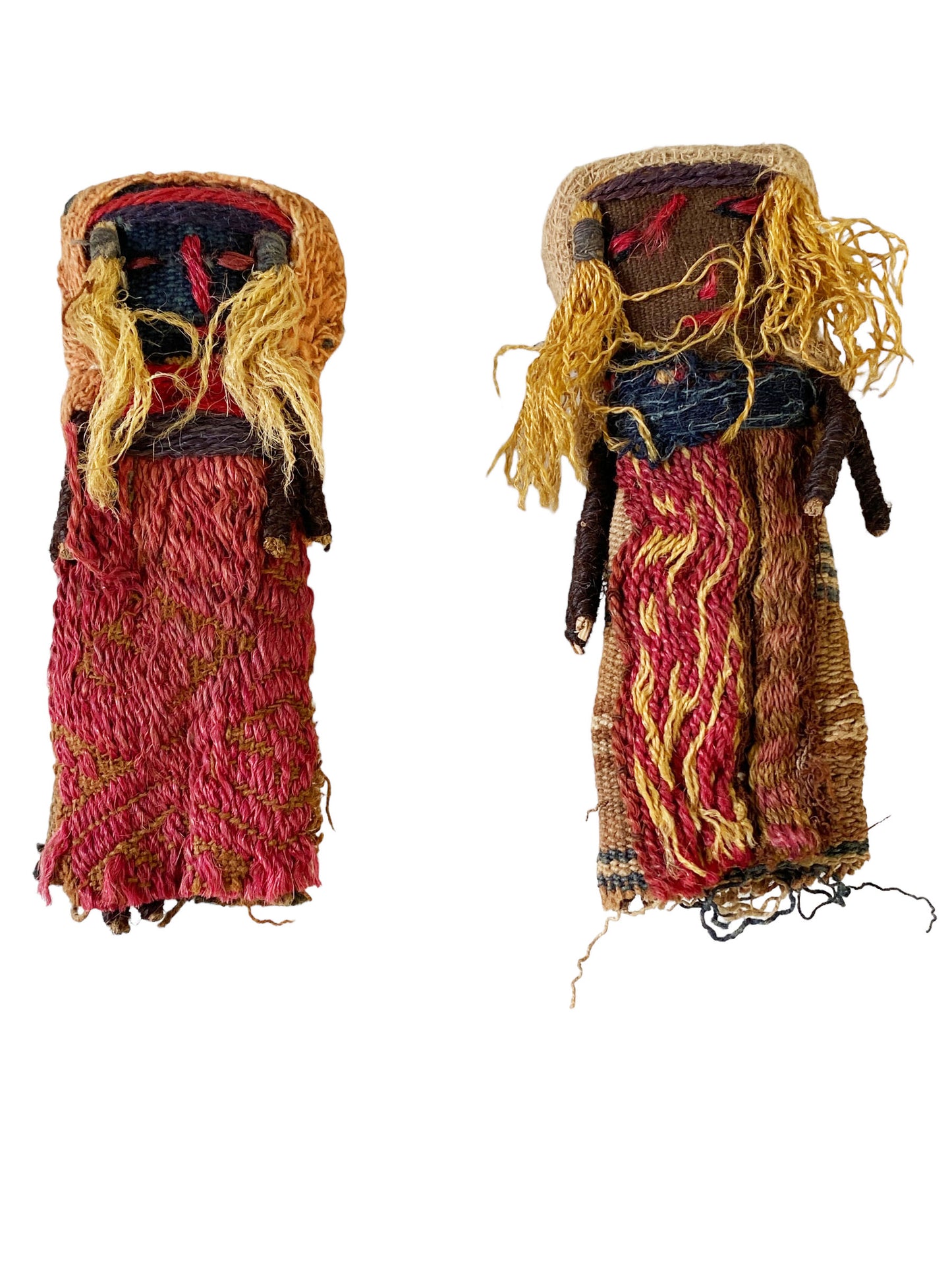 # 5615 Peruvian Chancay Burial Dolls 4" h S/2