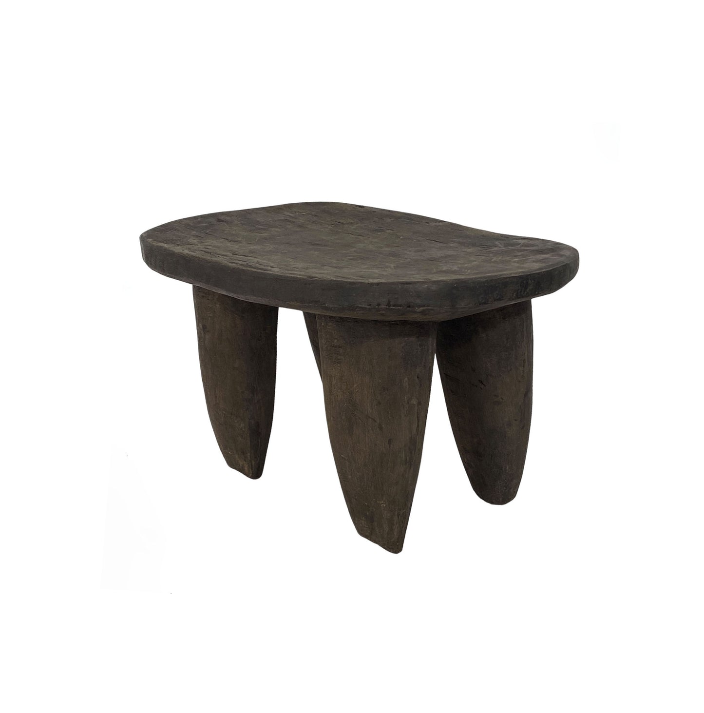 # 5401 African Carved Wood Senufo Table/Stool 15" W