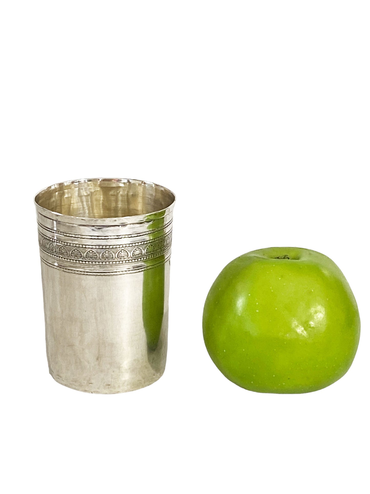 #7009 Old Coin Silver Beaker