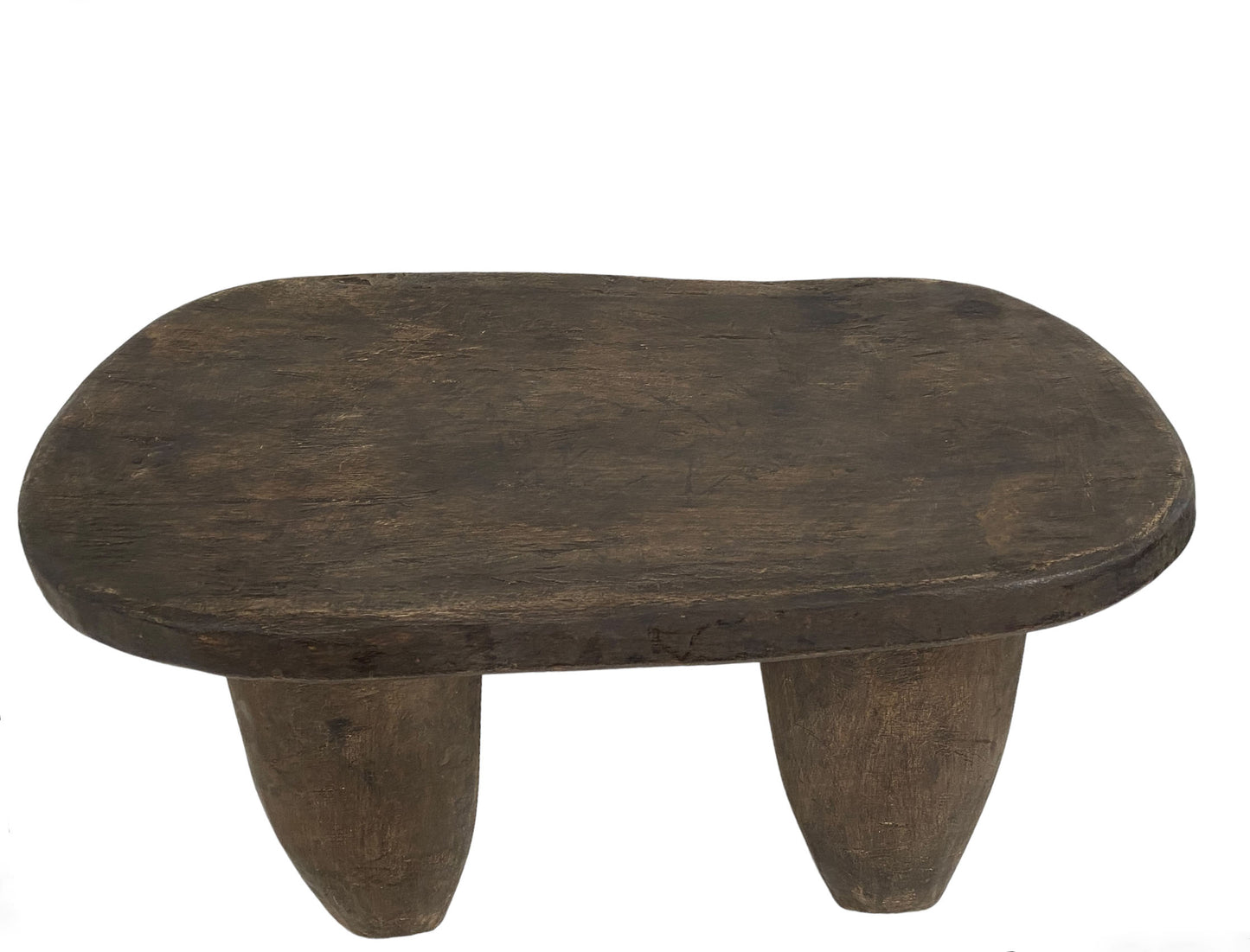 # 5401 African Carved Wood Senufo Table/Stool 15" W