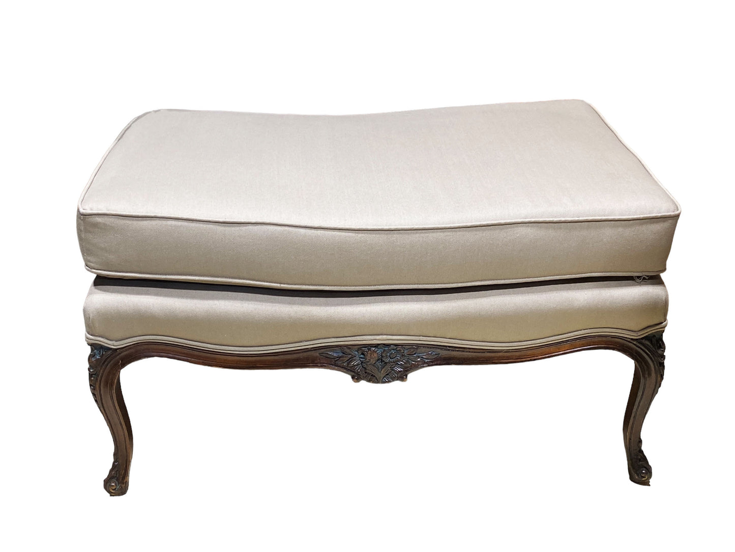 #5792 19th Century Country French Provincial Mahogany Bench Seat