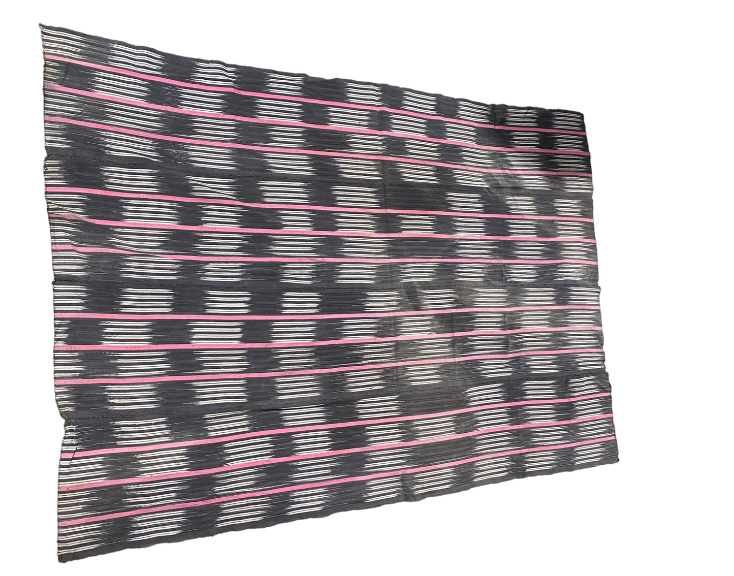 #5728 Vintage Baule /Baoulé Cloth/Textile Côte d’Ivoire. 63" by 44"