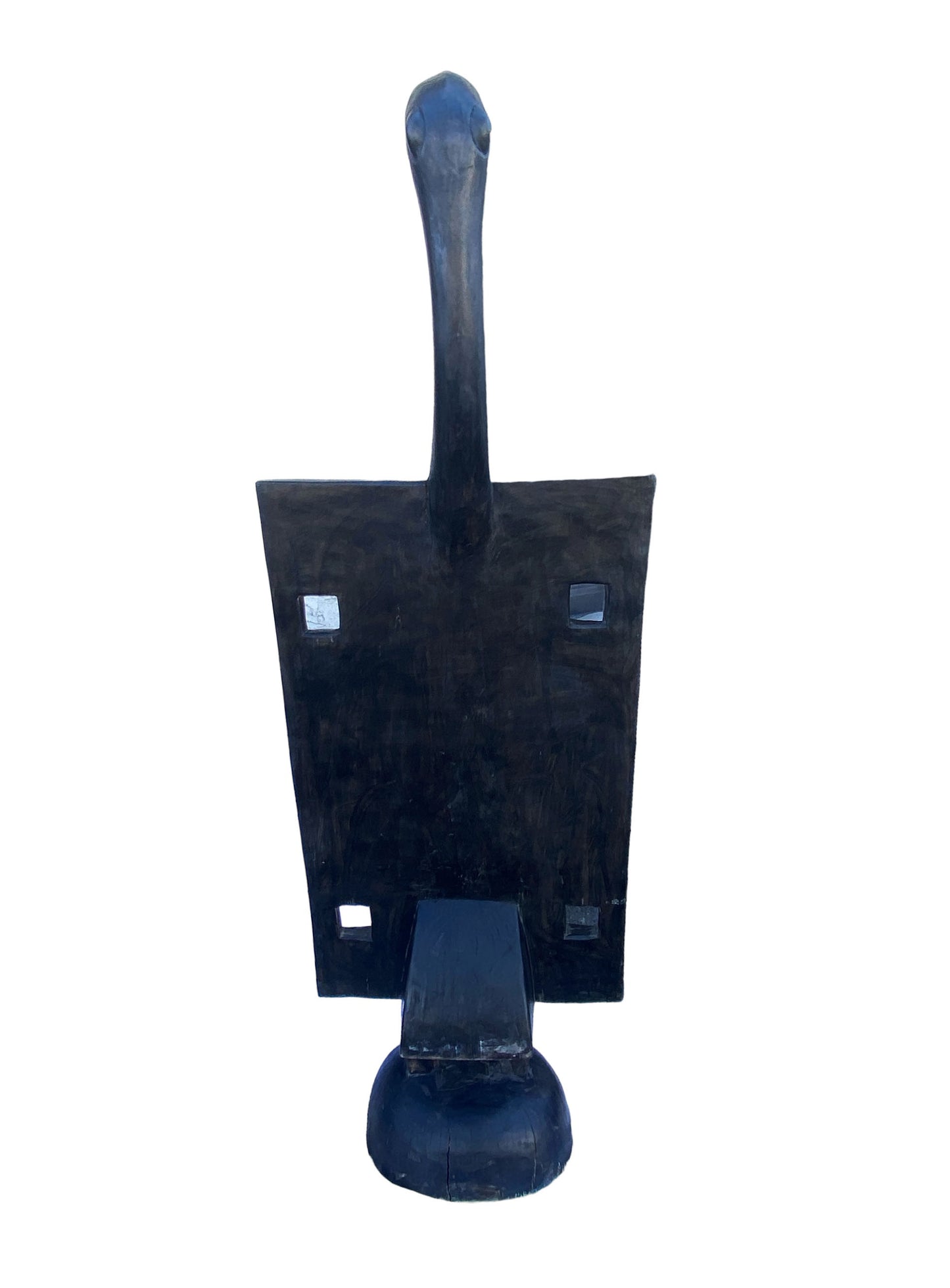 #7111 Huge Sculpture of Senufo Bird Statue Cote d'Ivoire 76" H