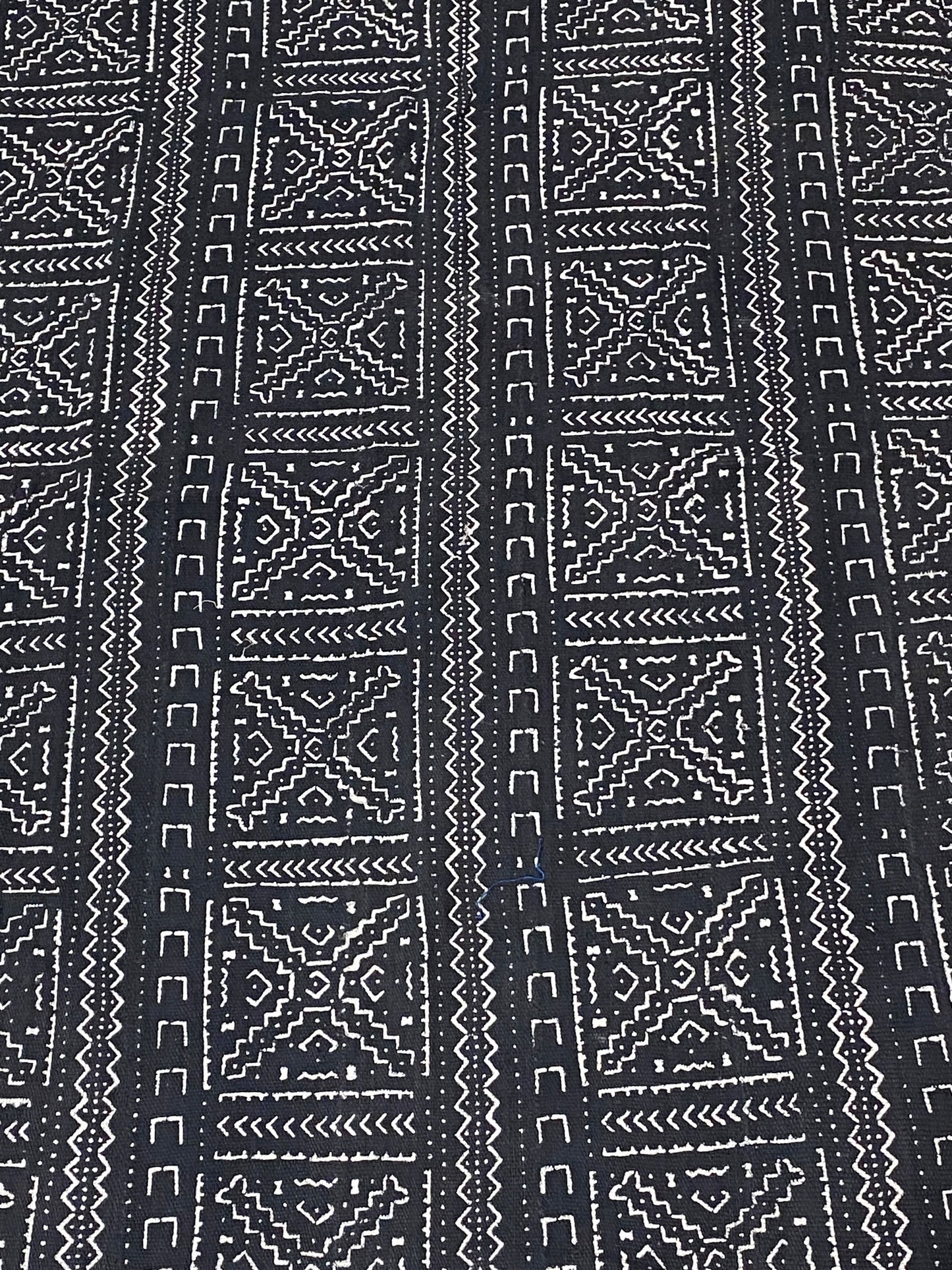 # 5735 African Bogolan Mud Cloth Textile Mali 64" by 40"