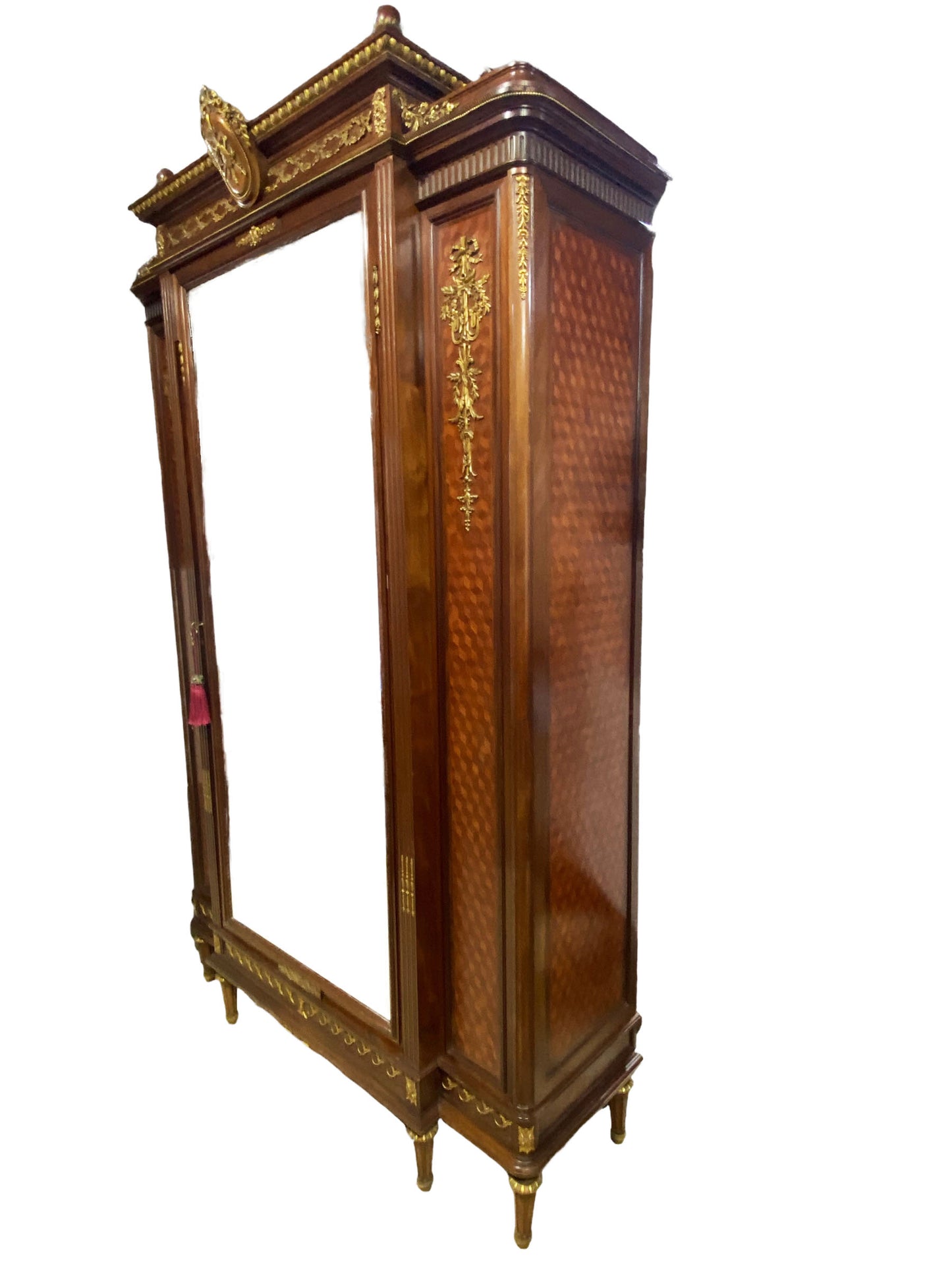 #5793 19th century French Gilt Bronze-Mounted Armoire by François Linke