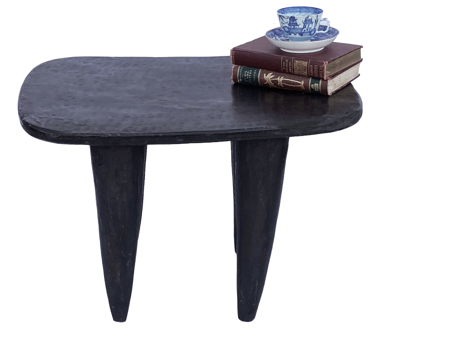 # 5442 Superb LG African Senufo Stool / Table I coast 25" w