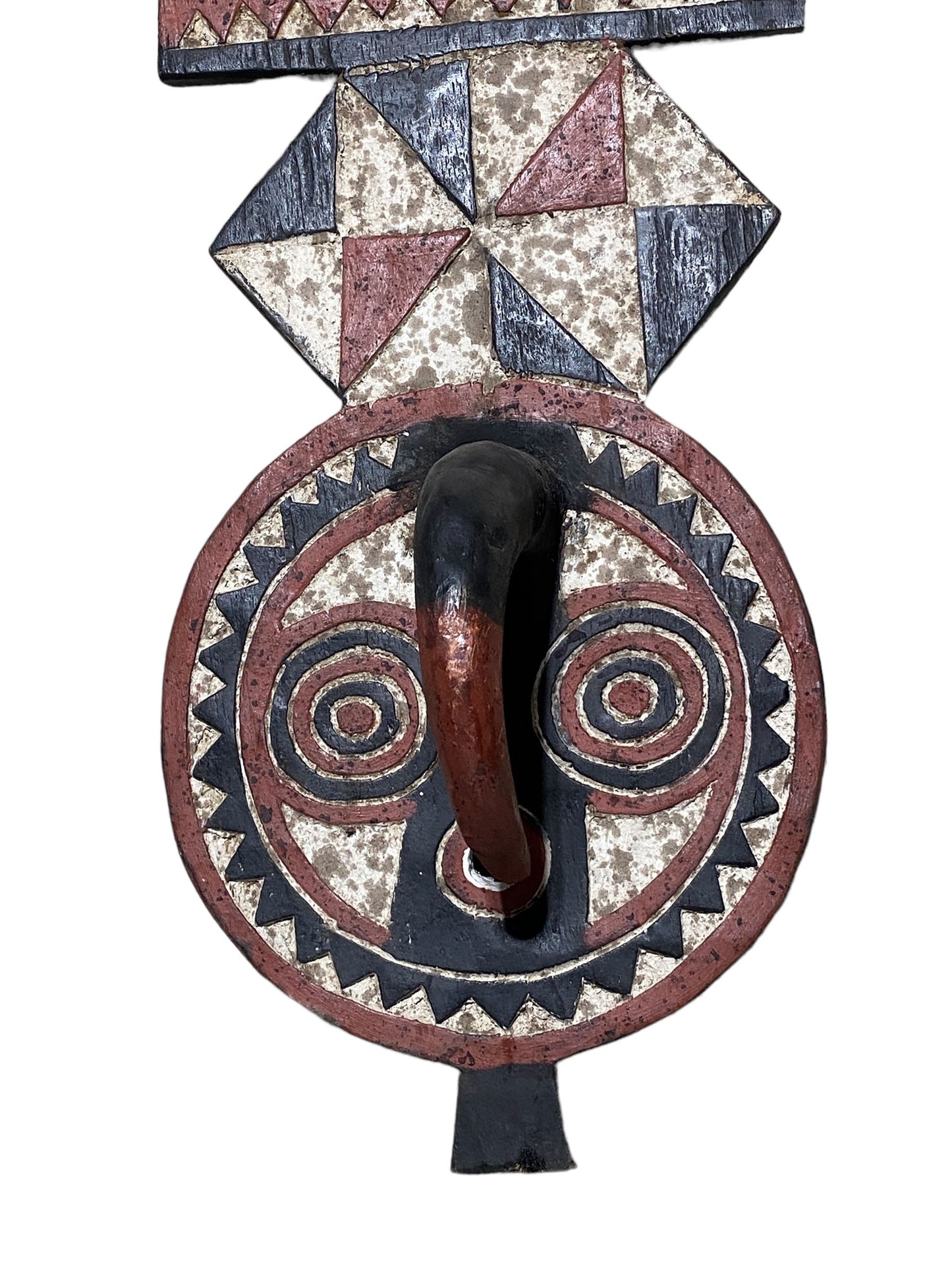 #5539 Large African Bobo Bwa Plank Mask Burkina Faso 80" H