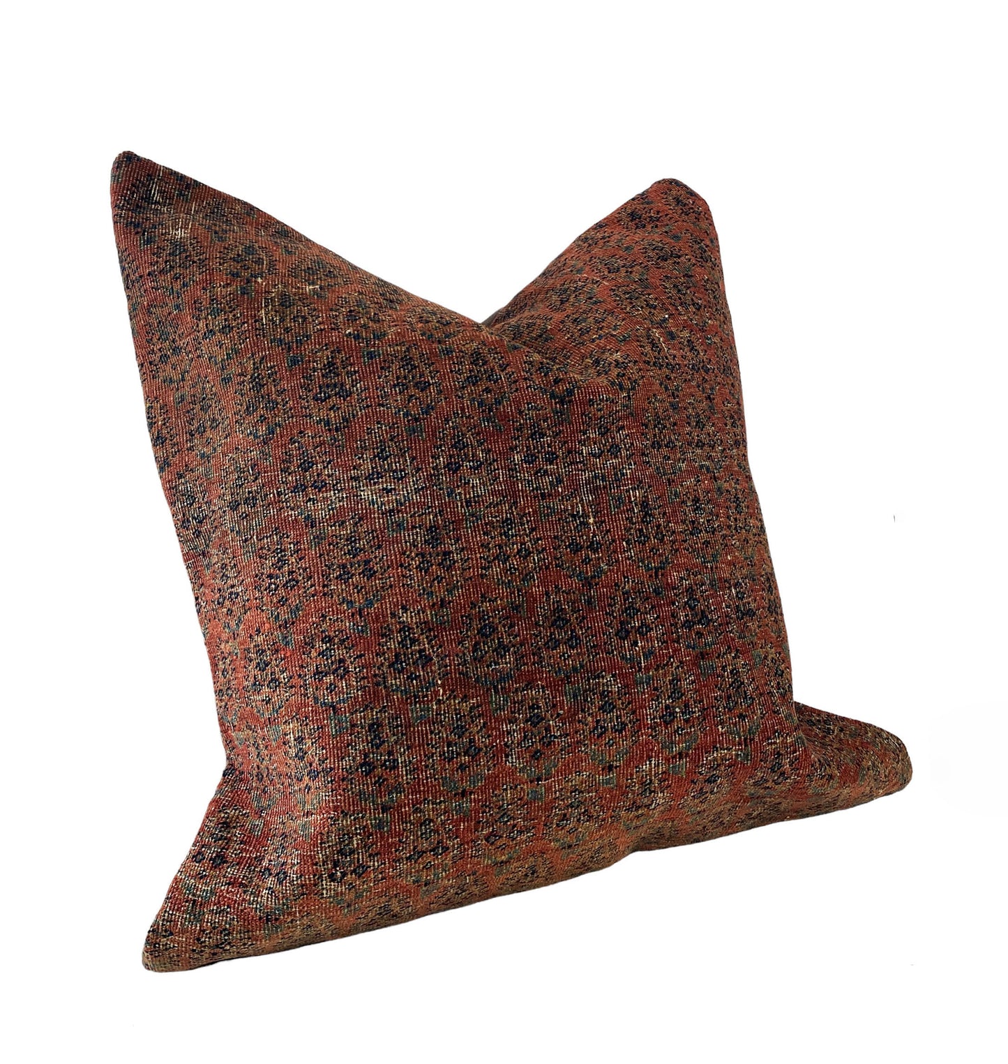 #7045 Superb 19th Fragment Herat Paisley Design Pillow Cover 22" by 22"