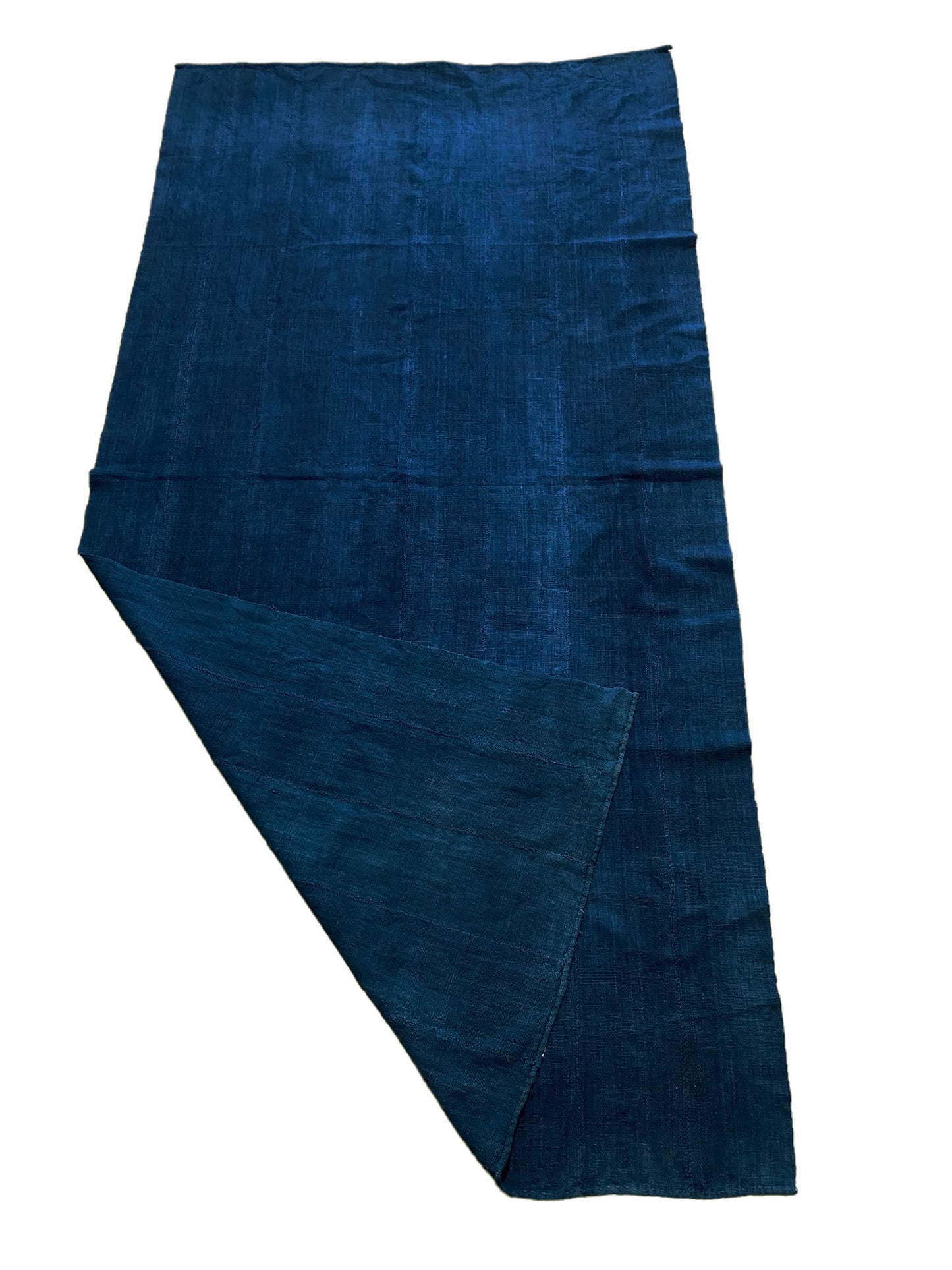 #5745 Fine Plain Indigo Cloth - Mossi Tribe Burkina Faso 73" H by 37" W