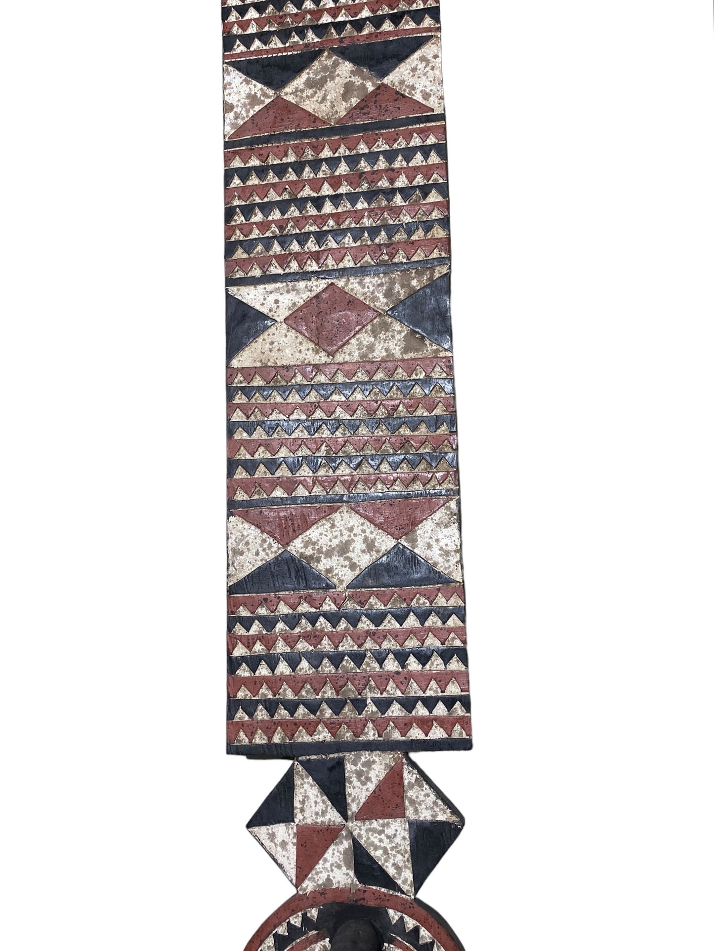 #5539 Large African Bobo Bwa Plank Mask Burkina Faso 80" H