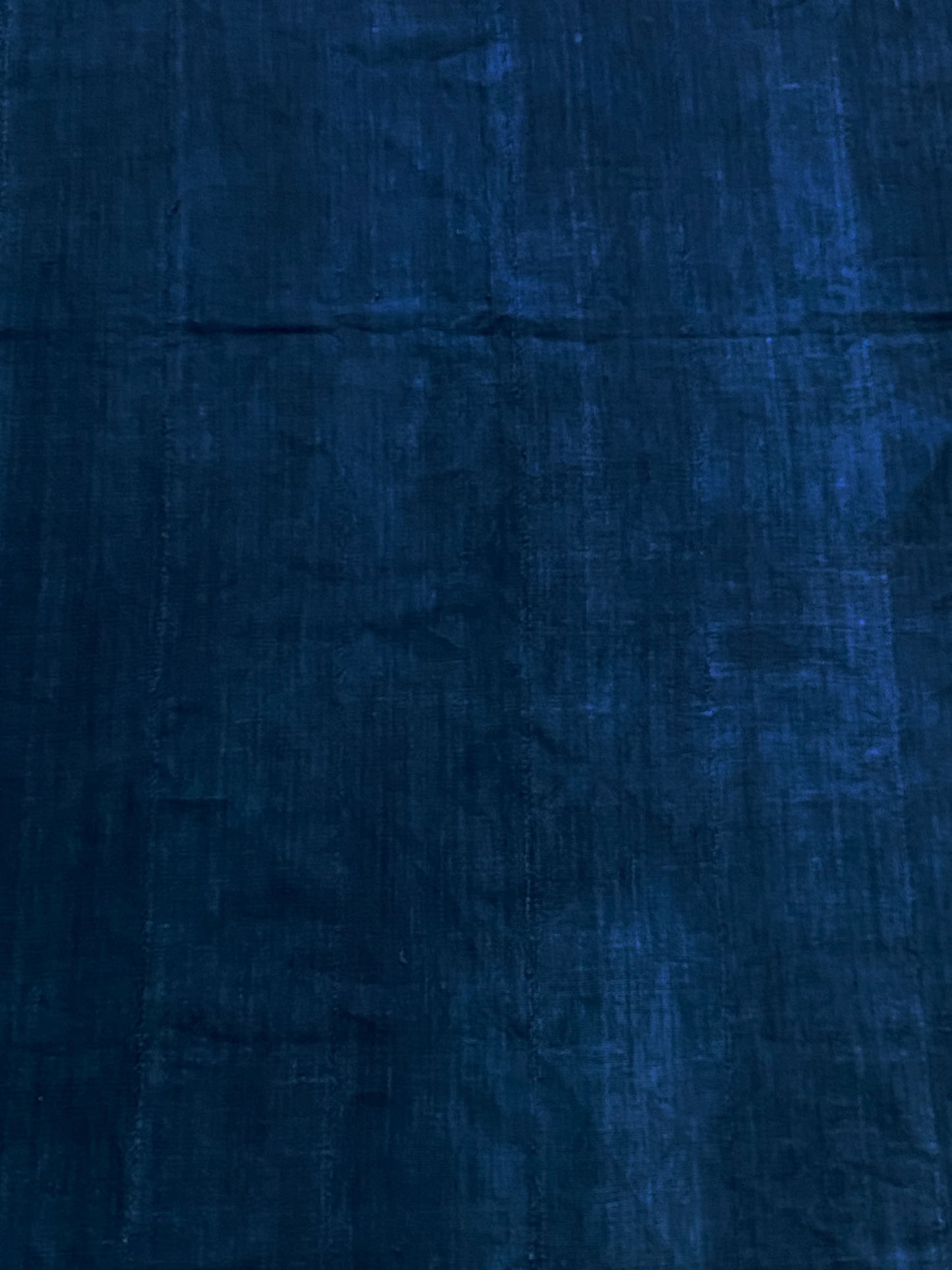 #5745 Fine Plain Indigo Cloth - Mossi Tribe Burkina Faso 73" H by 37" W