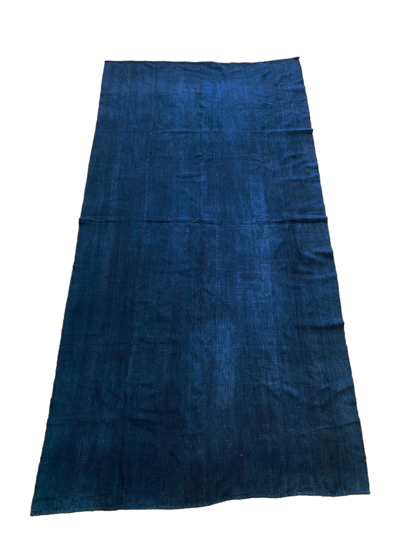 #5745 Fine Plain Indigo Cloth - Mossi Tribe Burkina Faso 73" H by 37" W