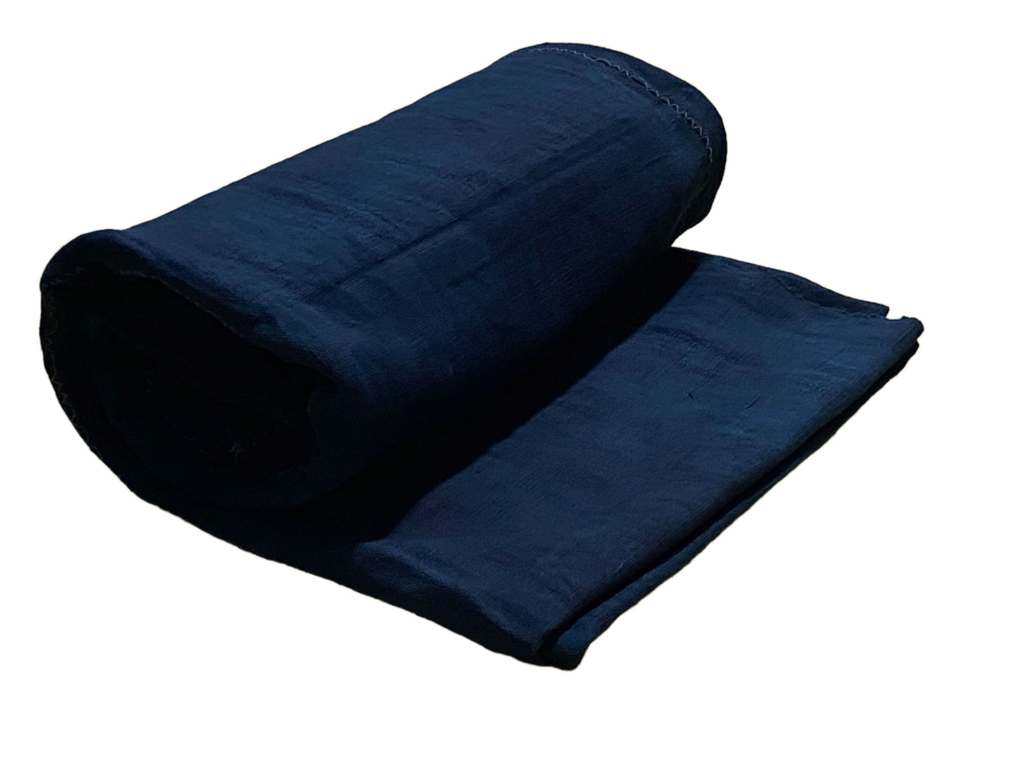 #7063 Fine Plain Indigo Cloth - Mossi Tribe Burkina Faso 68" H by 43" W
