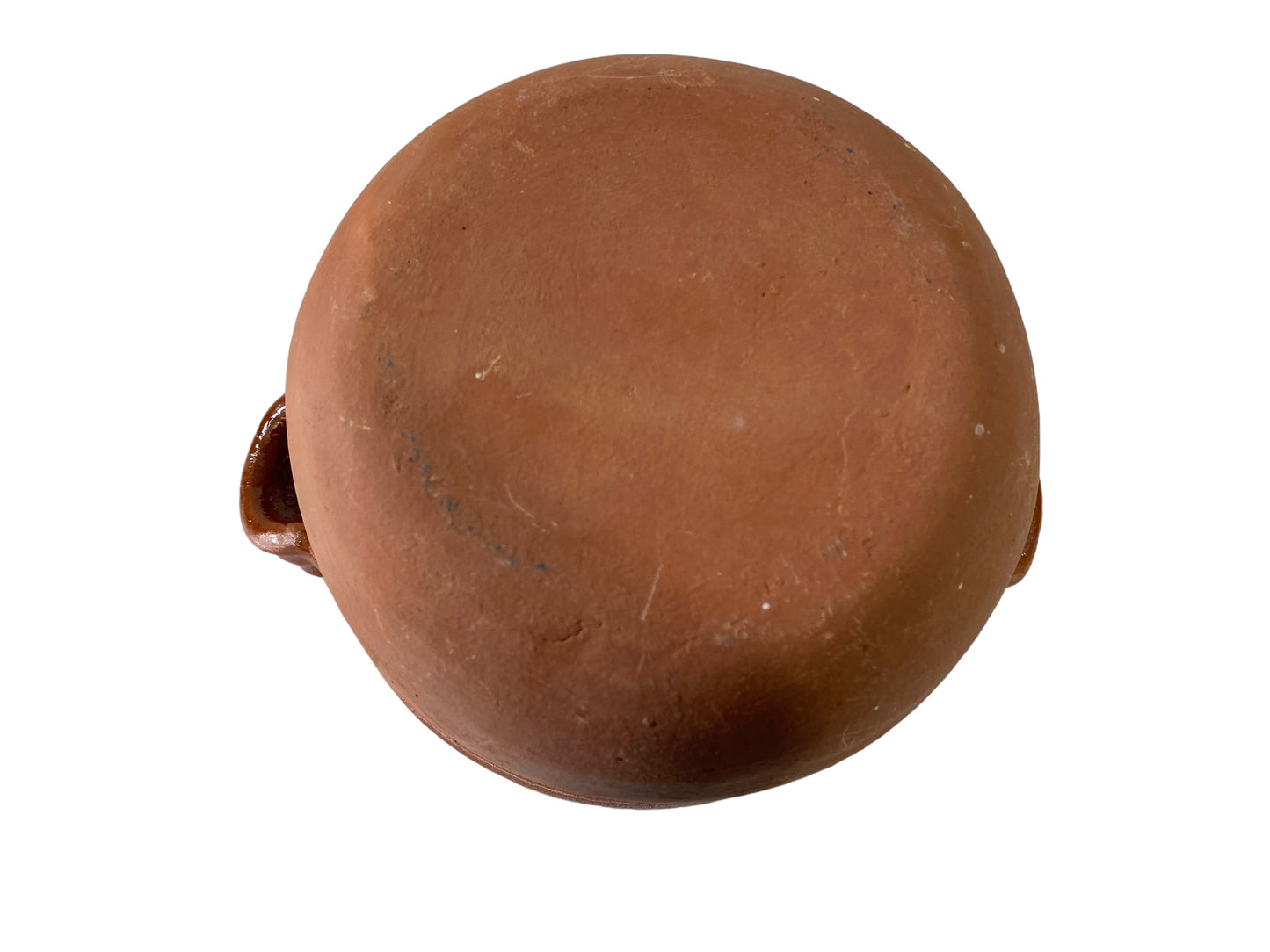#7115 Decorative hand made Mexican Clay Pot 5" H