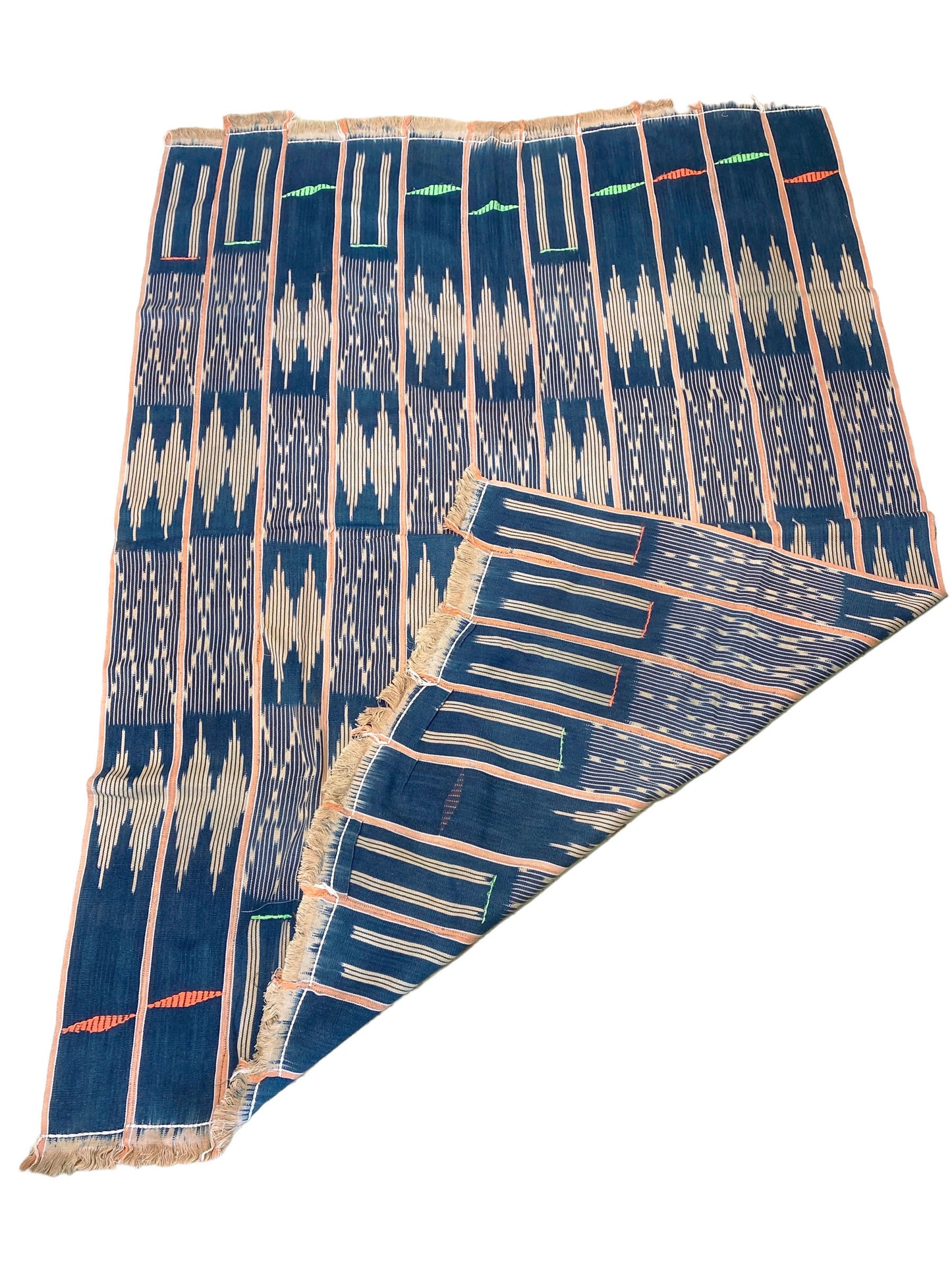 #7034 Vintage Baule /Baoulé Cloth/Textile Côte d’Ivoire 59" H