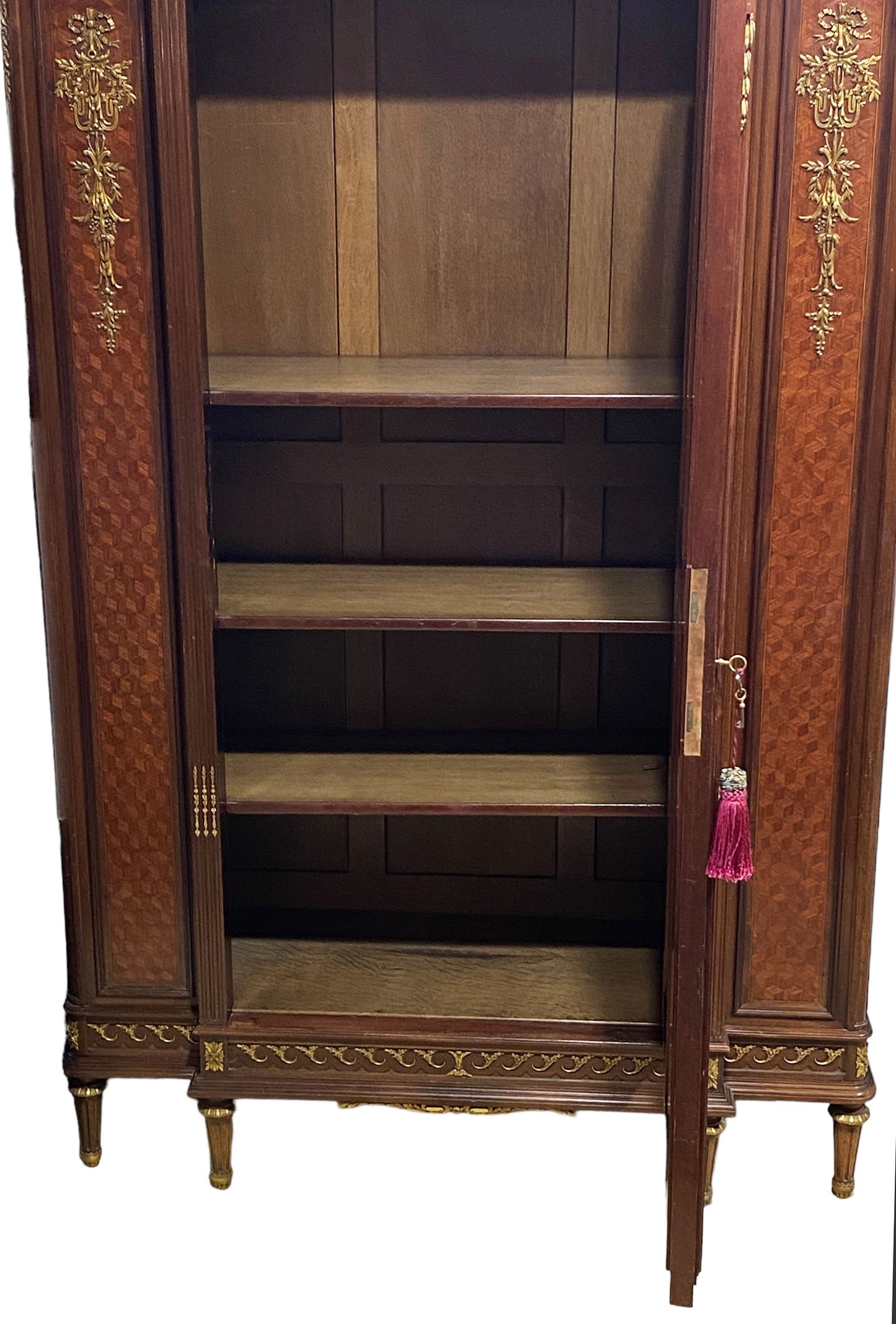 #5793 19th century French Gilt Bronze-Mounted Armoire by François Linke