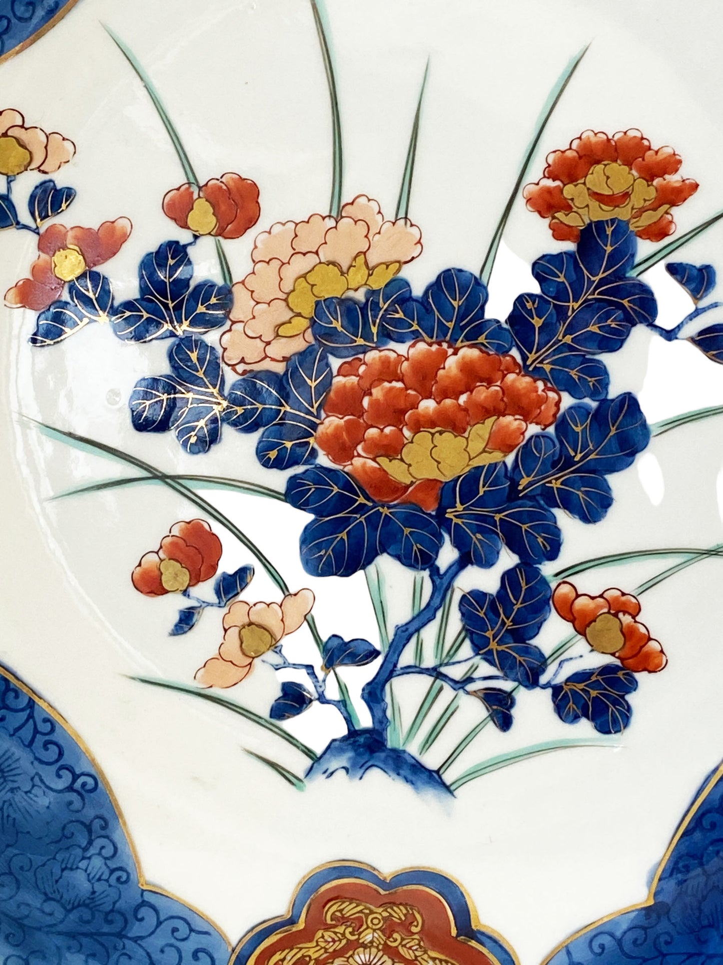 #5702 Vintage Japoneserie 14” Imari Wall Plate Charger