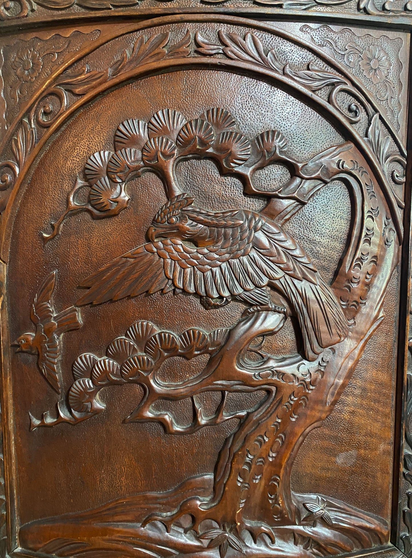 #7078 Museum Quality Antique Rare Sino Brithish Bureau Cabinet ca 1850