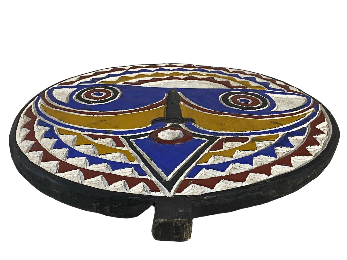 #7292 African Baule Mask I Coast 16.5" H