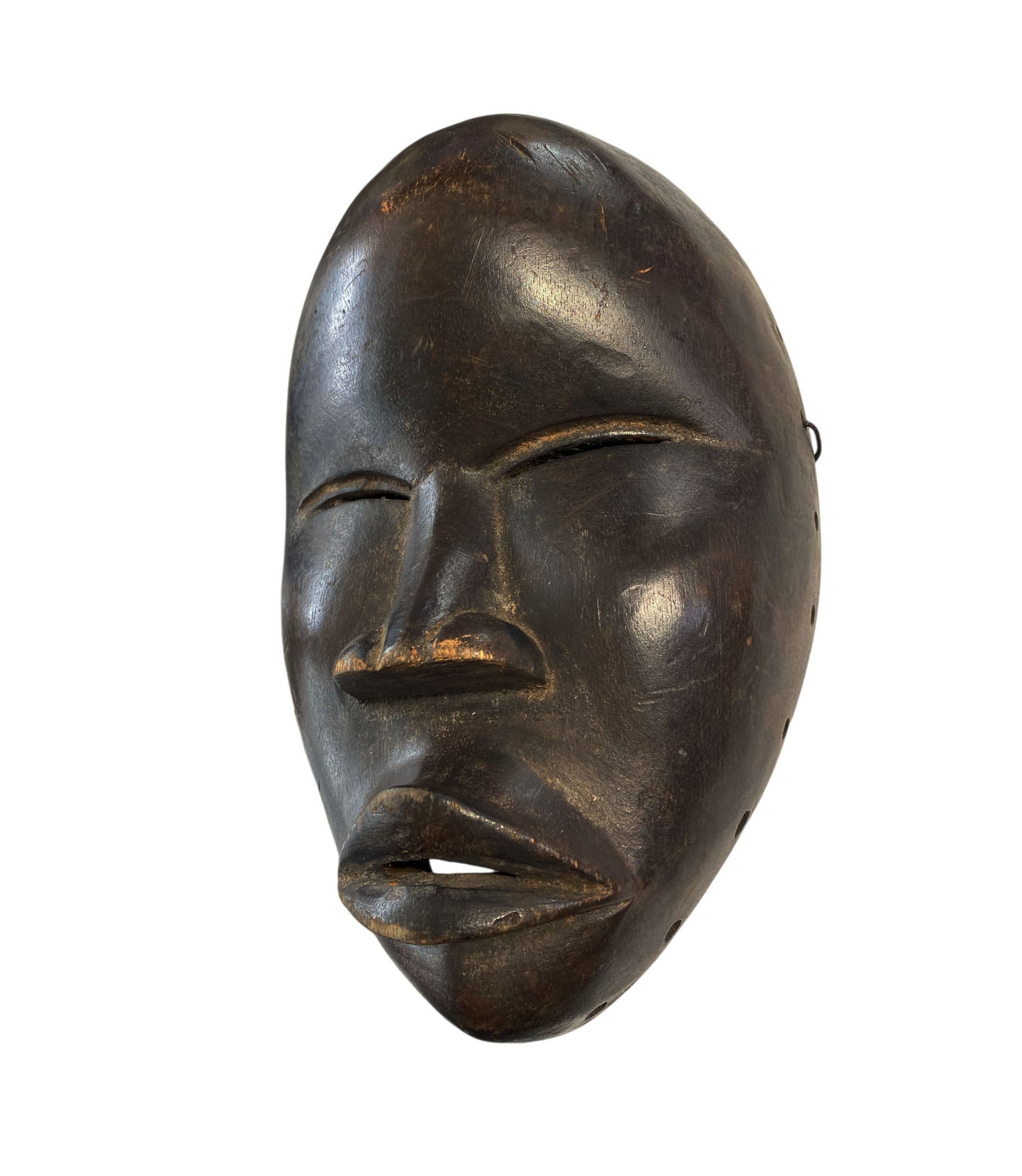 #3521 Superb African I .Coast Dan Ceremonial Mask 10.5" H