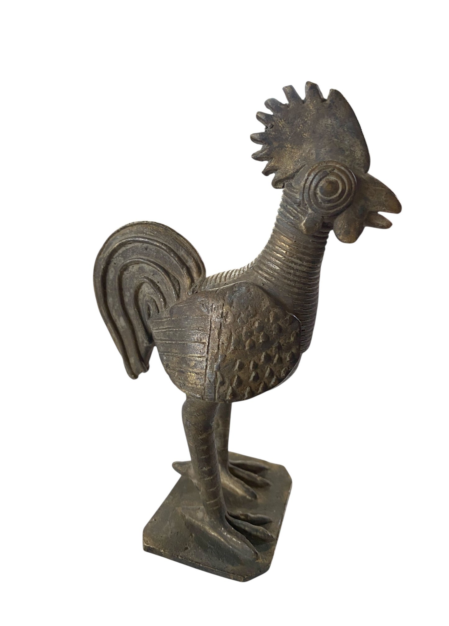 #499 Bronze AfricanTribal/ Ashanti Akan Of a Bird/ Rooster I Coast