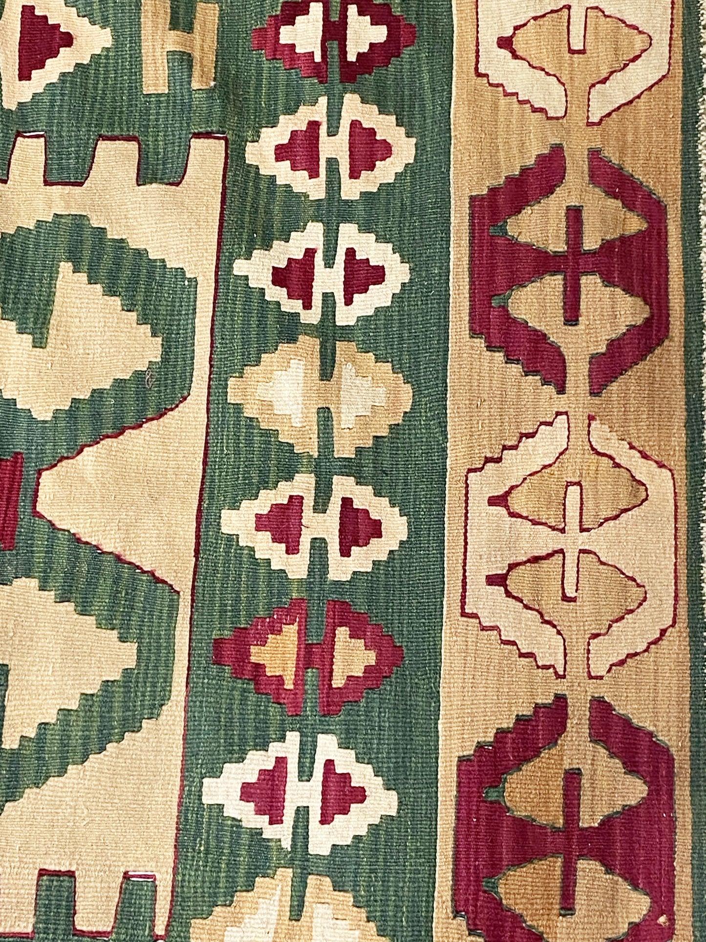 #7156 Turkish Kilim Hand Woven Rug 7'.7 by 5'.3