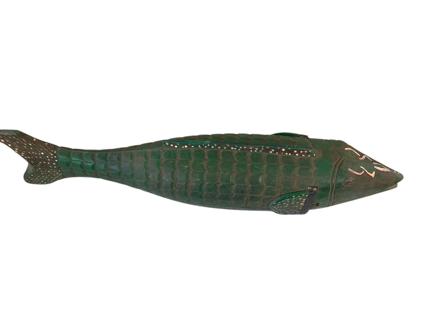 #3648 African Wooden Fish Bozo Tribe Mali 34"