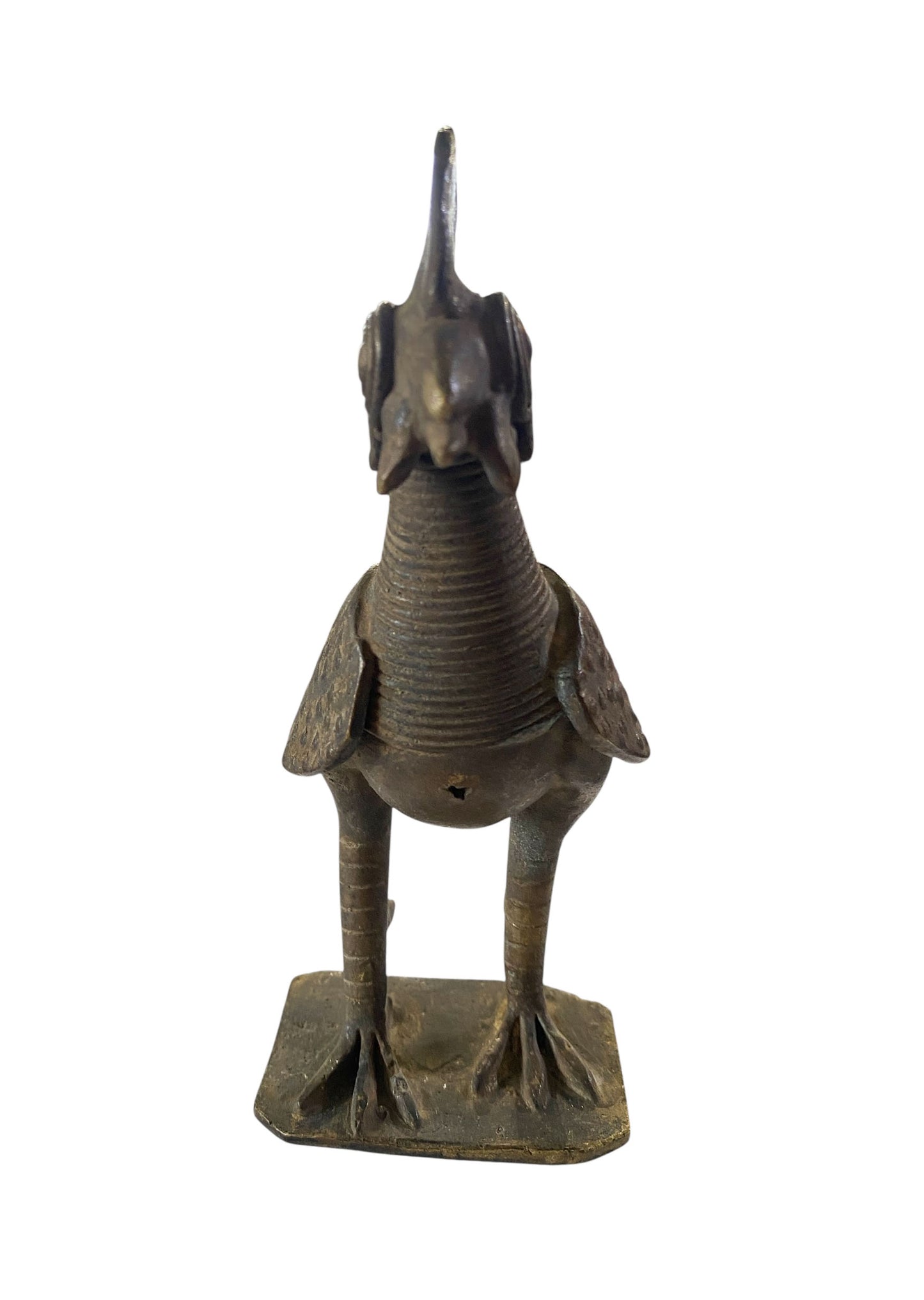 #499 Bronze AfricanTribal/ Ashanti Akan Of a Bird/ Rooster I Coast