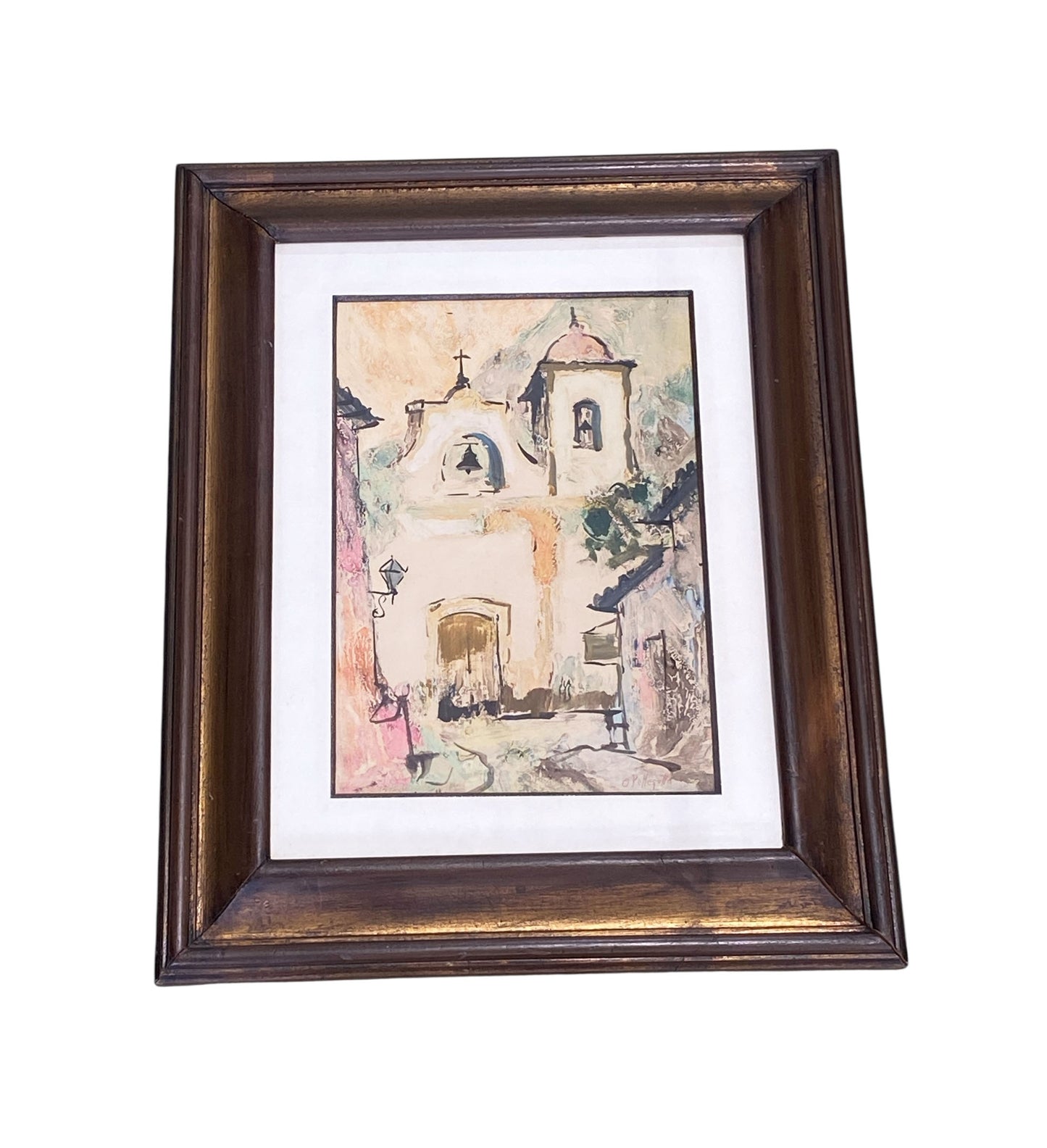 #52 Italian Artist Omar Pellegata Aquarelle Watercolors Painting