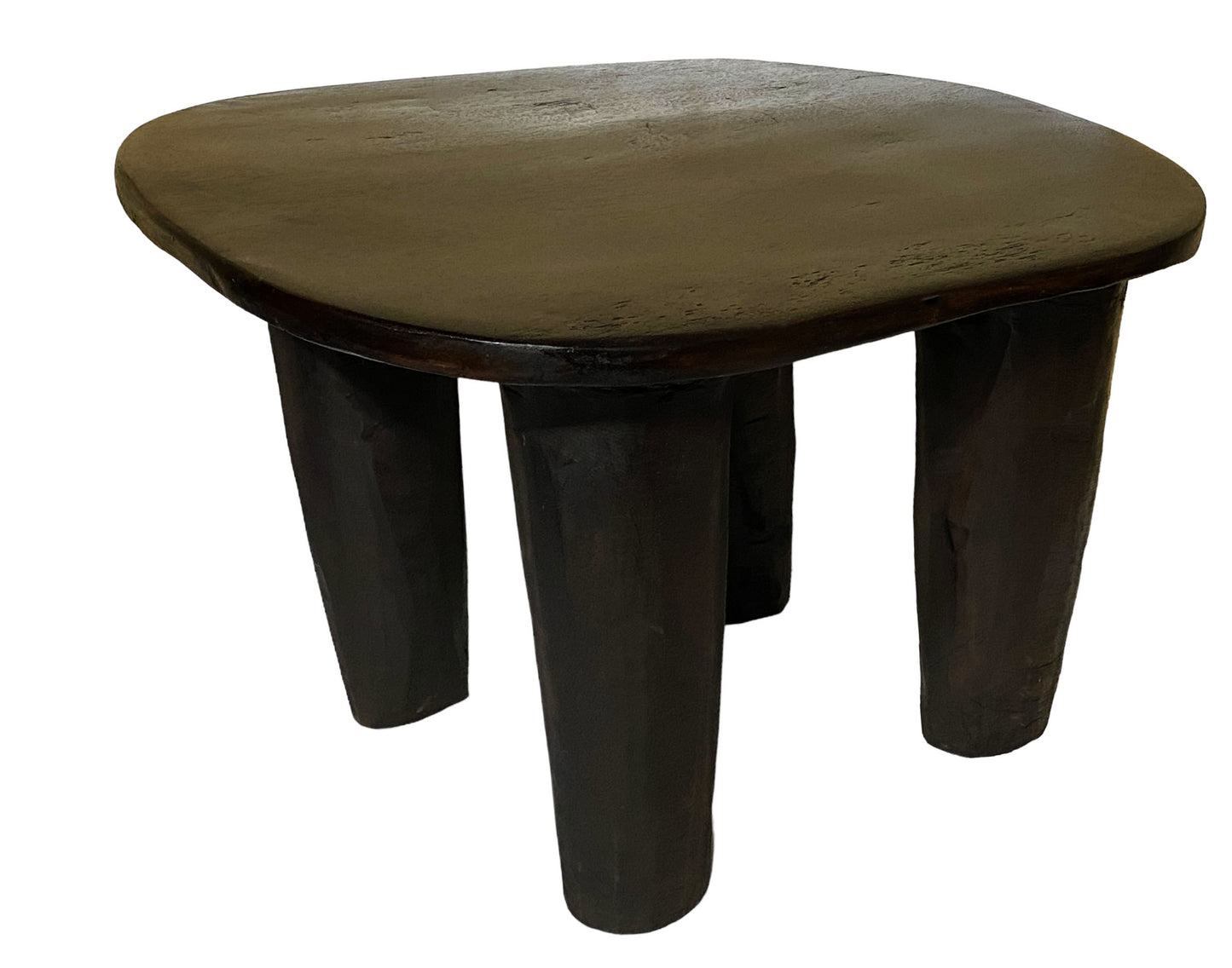 # 5910 African Carved Wood Senufo Table/Stool 25" W