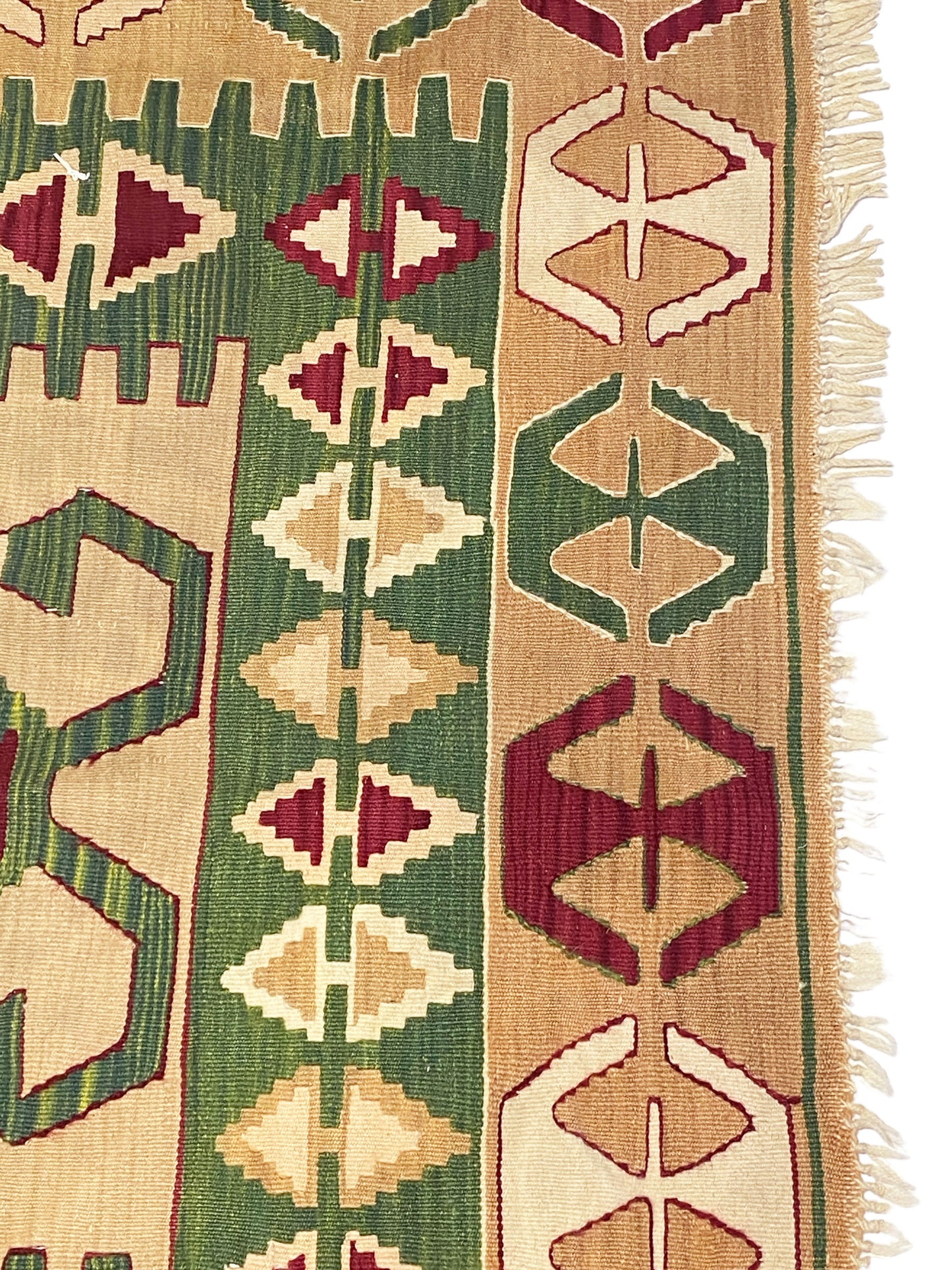 #7156 Turkish Kilim Hand Woven Rug 7'.7 by 5'.3