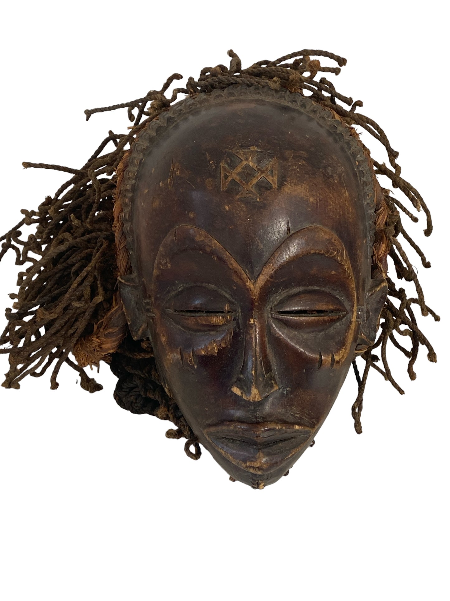 #1077 Rare Chokwe , Angola, D.of the Congo Zambia mask