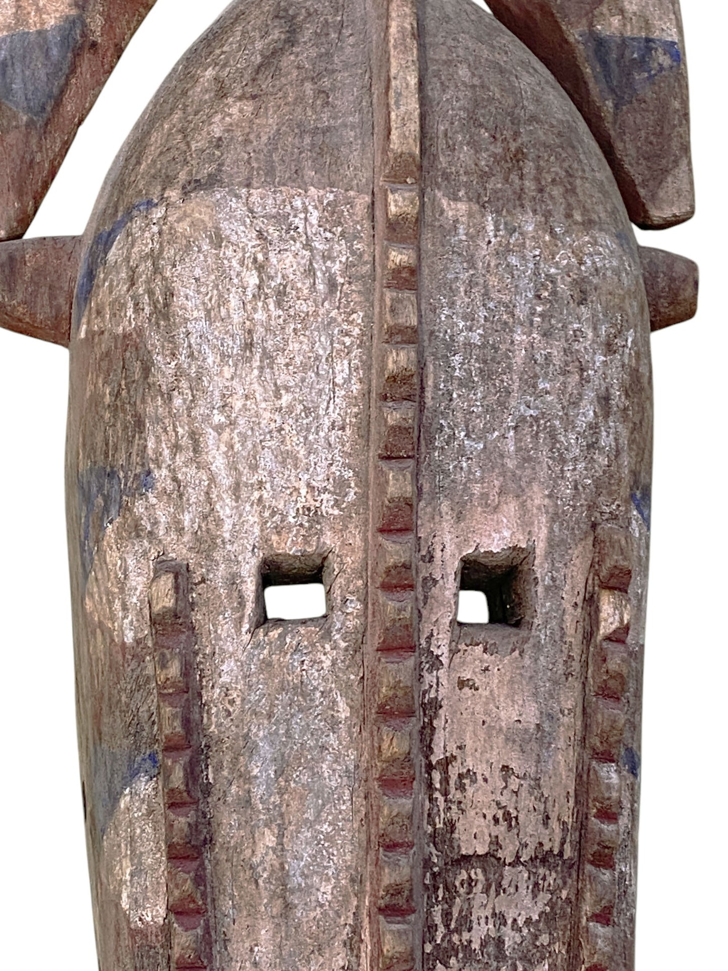 #1796 superb /Rare Old Mossi BIRD Mask Burkina Faso African 42" H