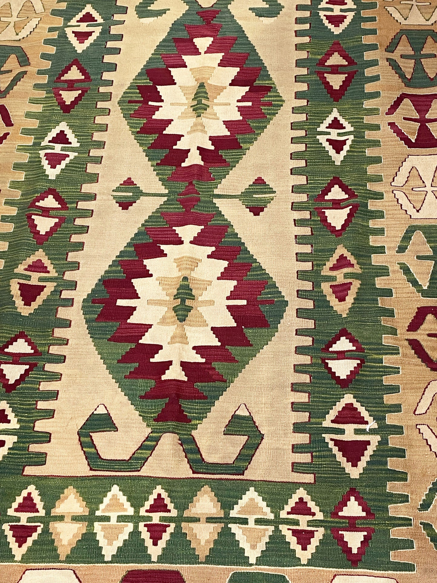 #7156 Turkish Kilim Hand Woven Rug 7'.7 by 5'.3