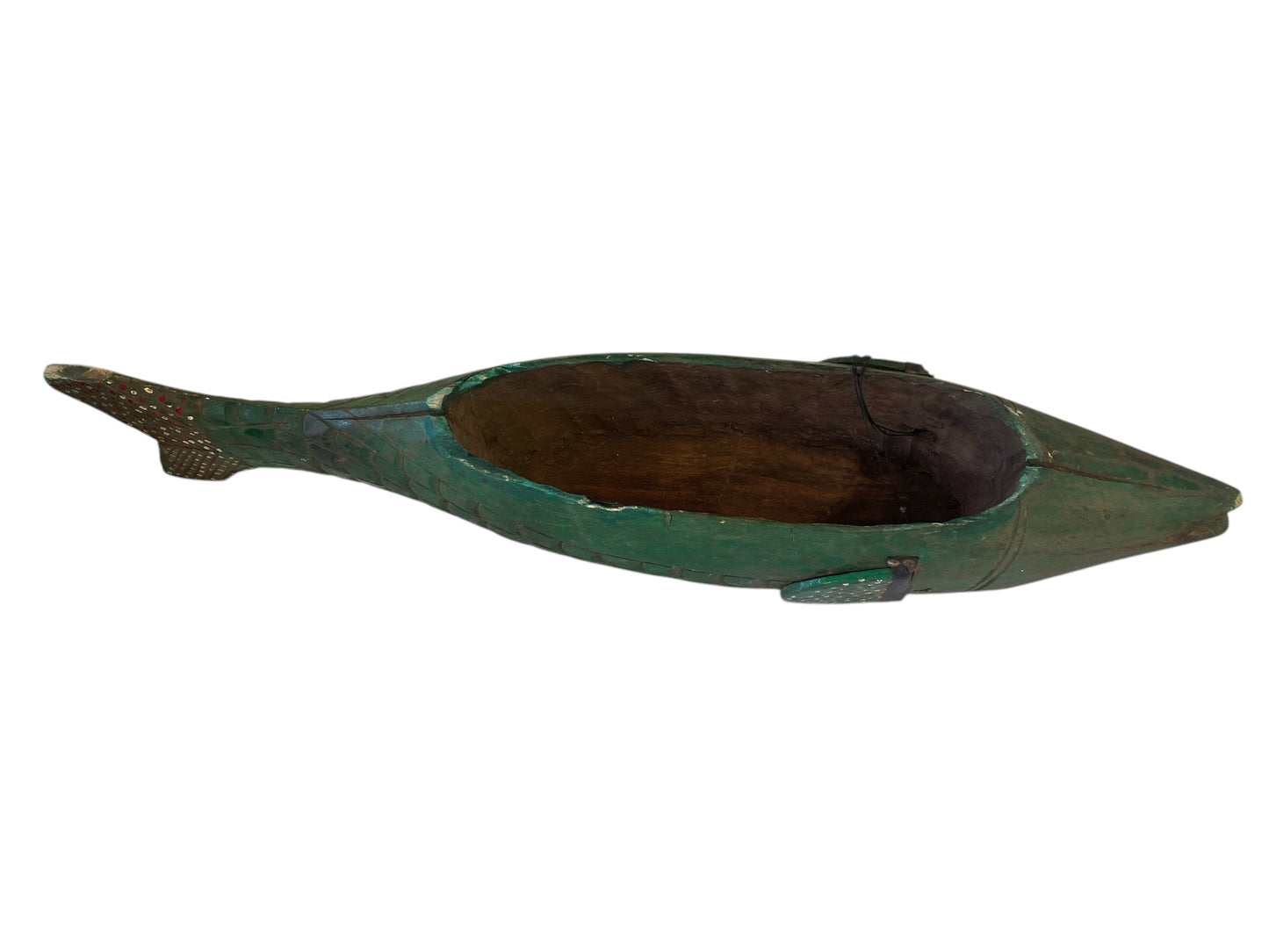 #3648 African Wooden Fish Bozo Tribe Mali 34"