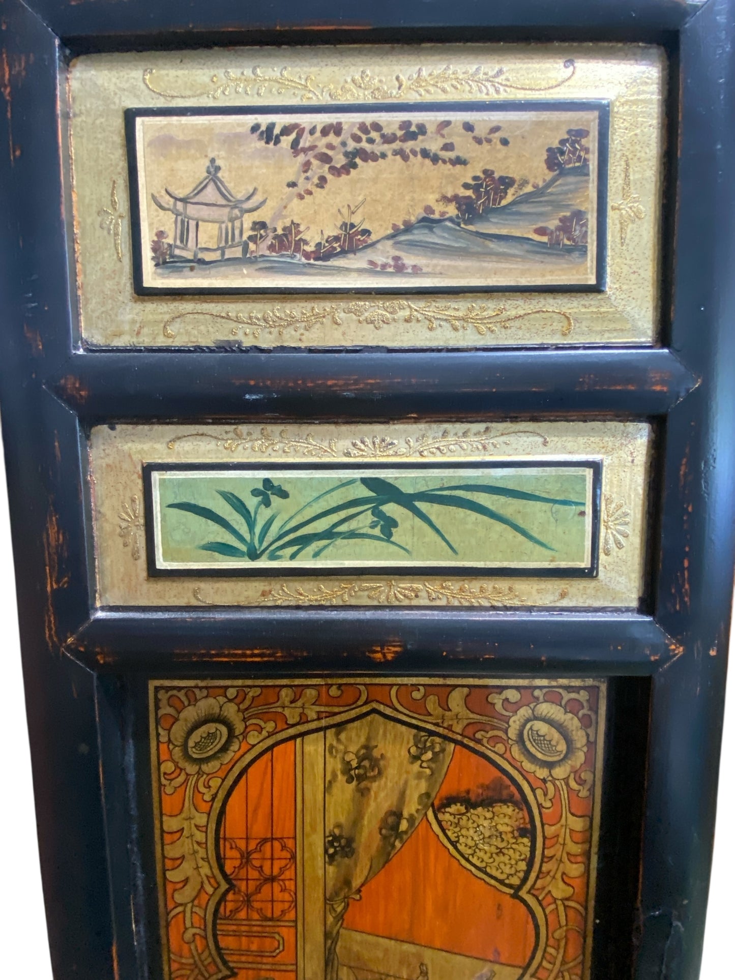 #7603/146 Early 20th Century Chinese 7 Panels Folding Screen, Room Divider