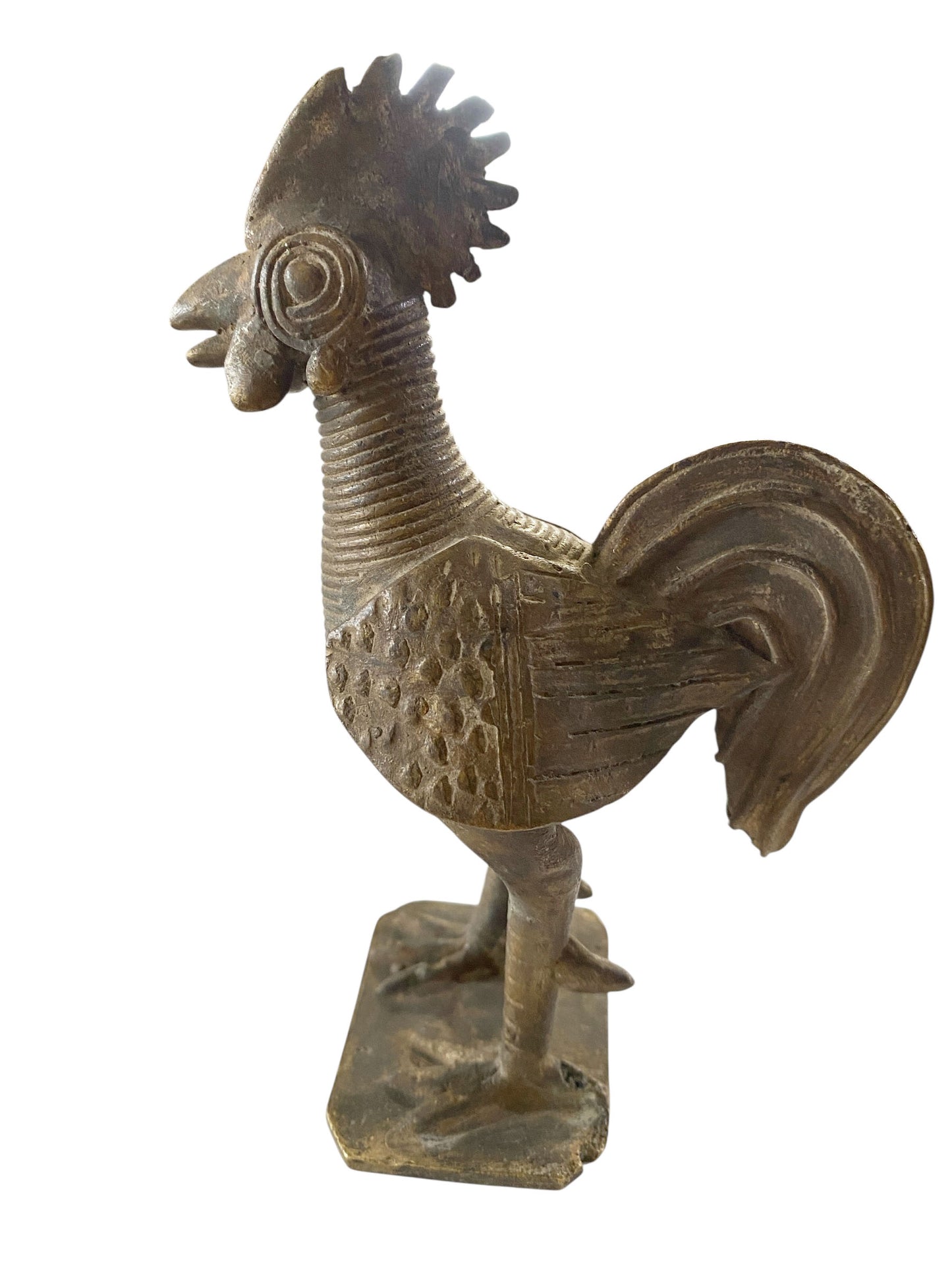#499 Bronze AfricanTribal/ Ashanti Akan Of a Bird/ Rooster I Coast