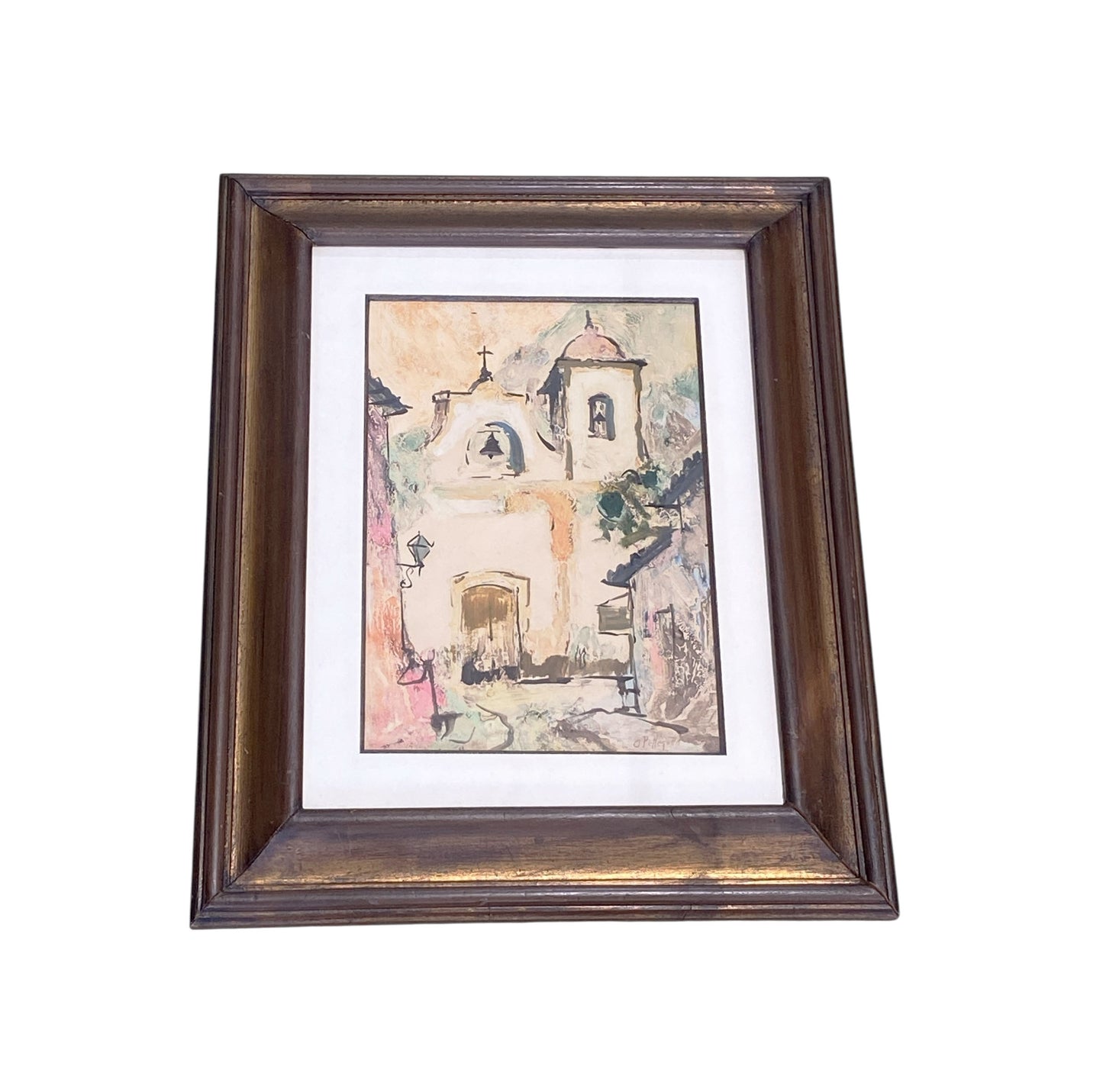 #52 Italian Artist Omar Pellegata Aquarelle Watercolors Painting