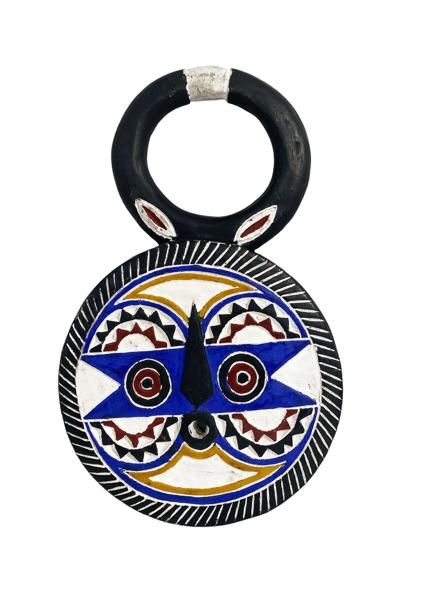 #2292 African Baule Goli Mask I Coast 19" H