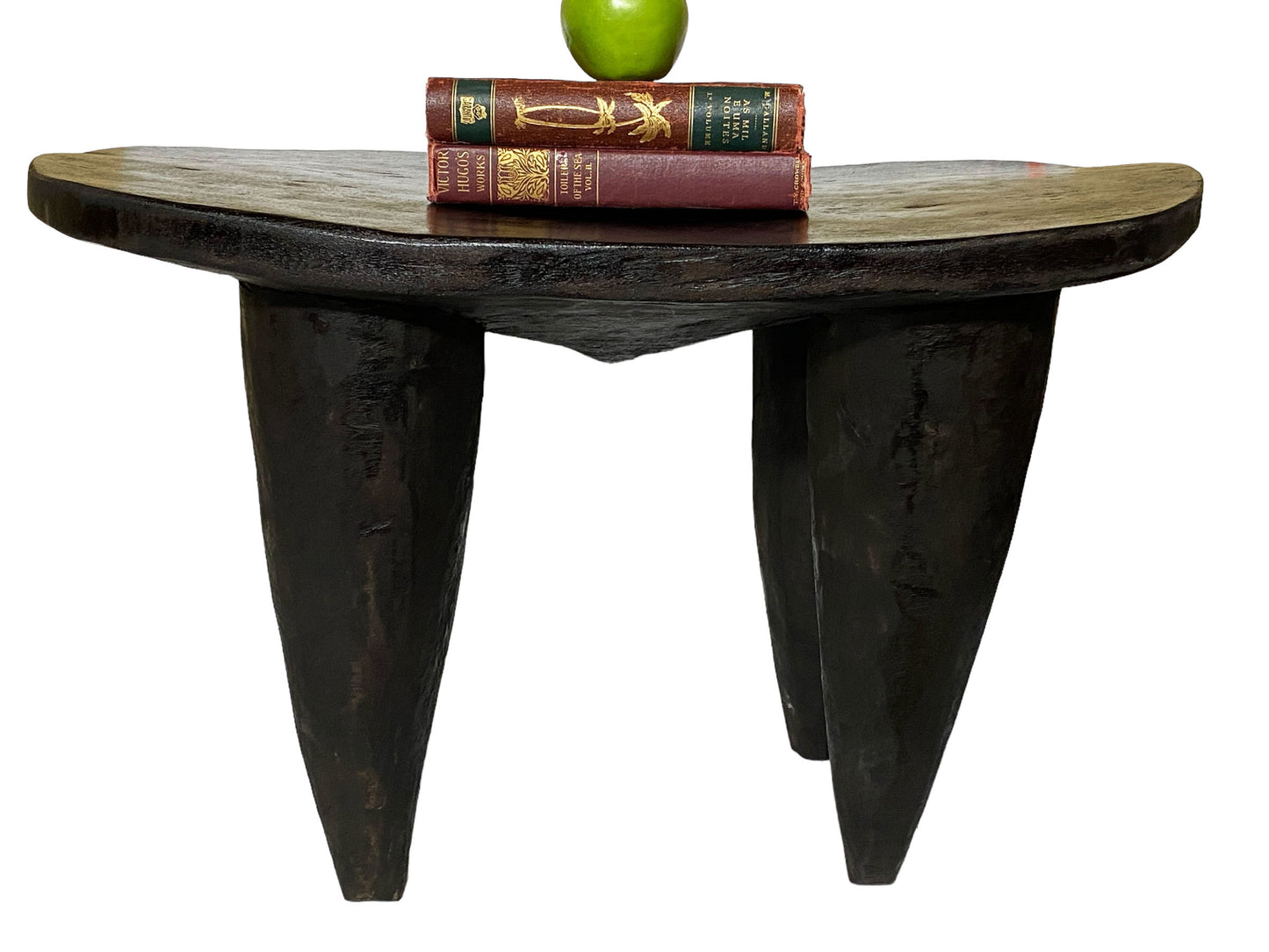# 5916 African Carved Wood Senufo Table/Stool 27" W