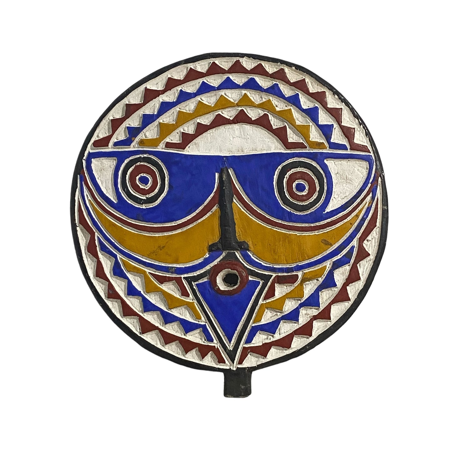 #7292 African Baule Mask I Coast 16.5" H