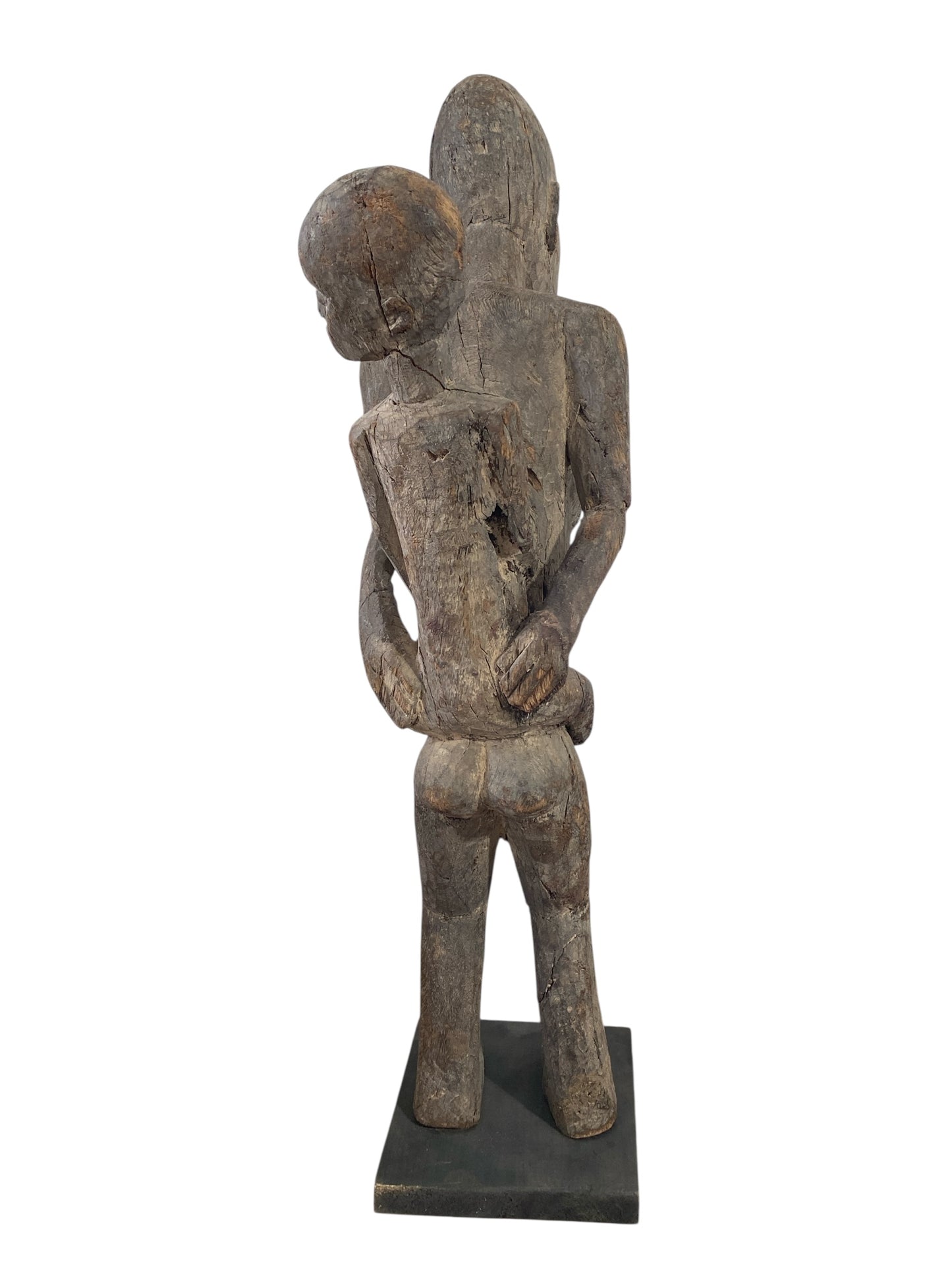 #558 Stunning Carving Old Lobi Maternity Sculpture Burkina Faso 23.75H