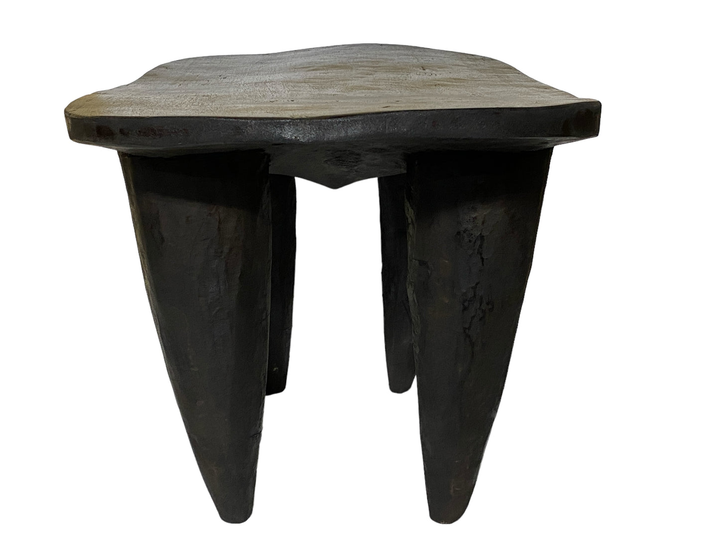 # 5916 African Carved Wood Senufo Table/Stool 27" W